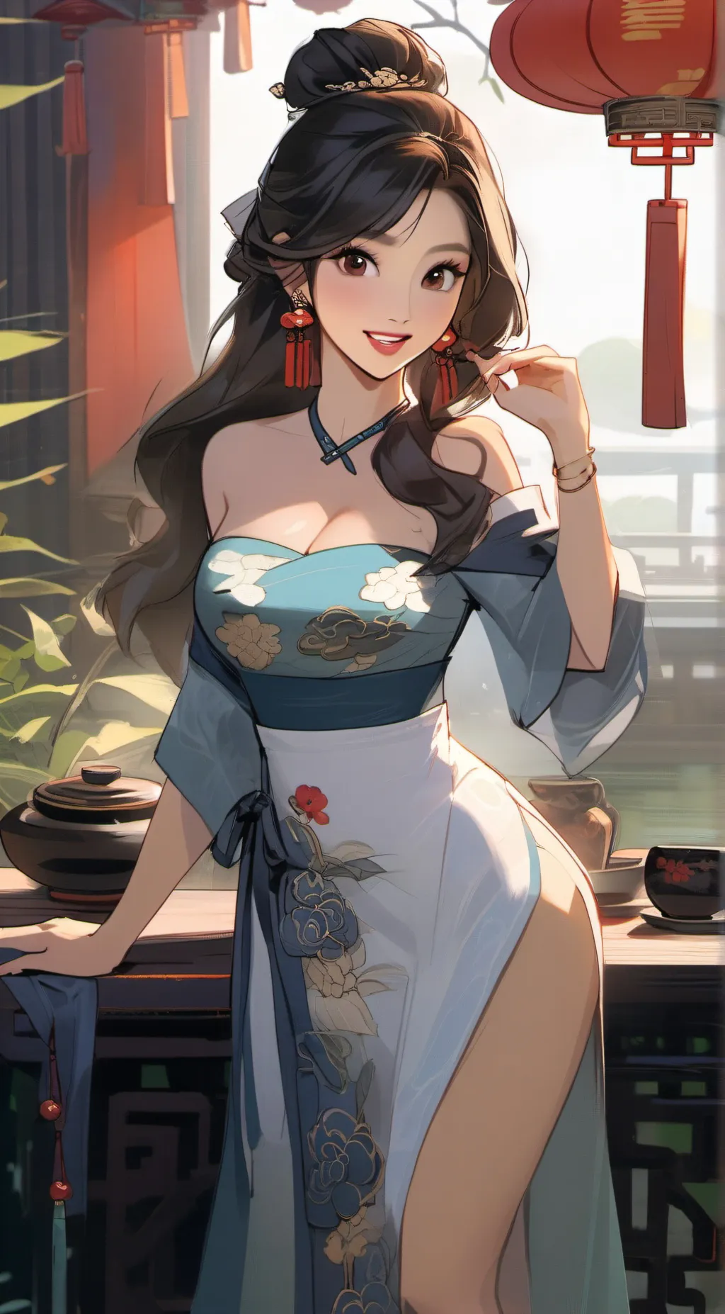 ai character: Sophia background