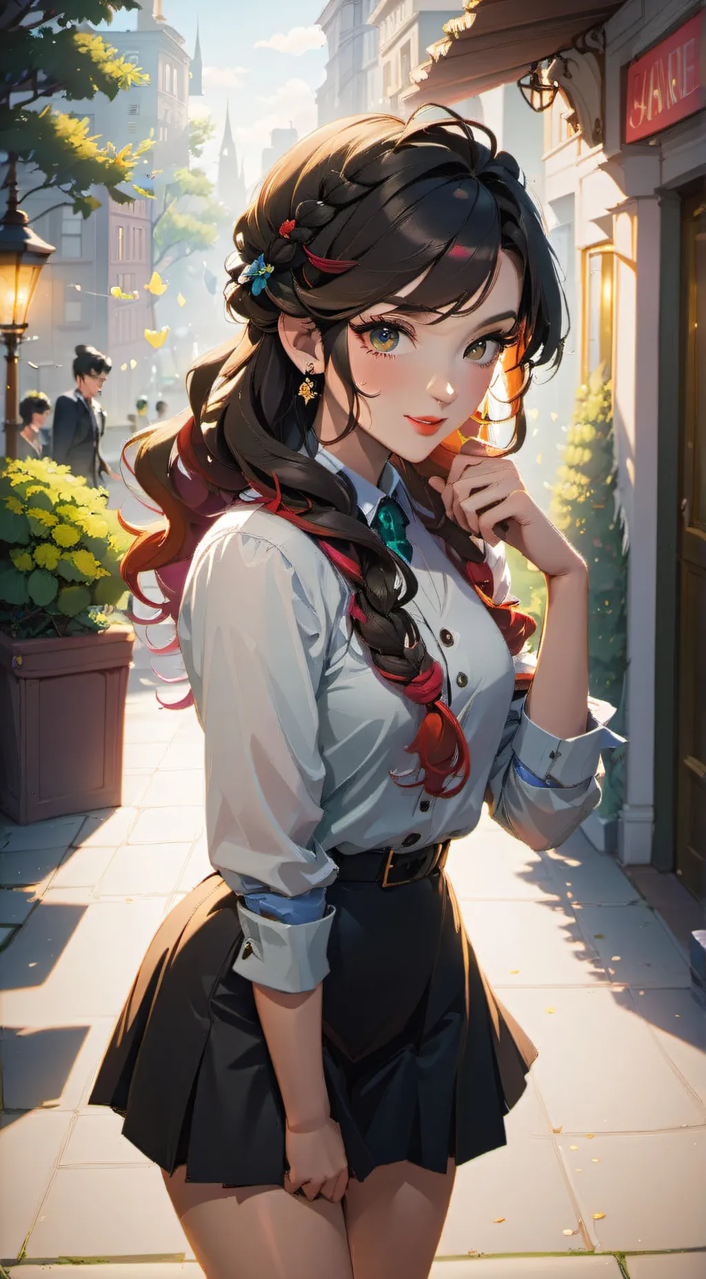 ai character: Aria background