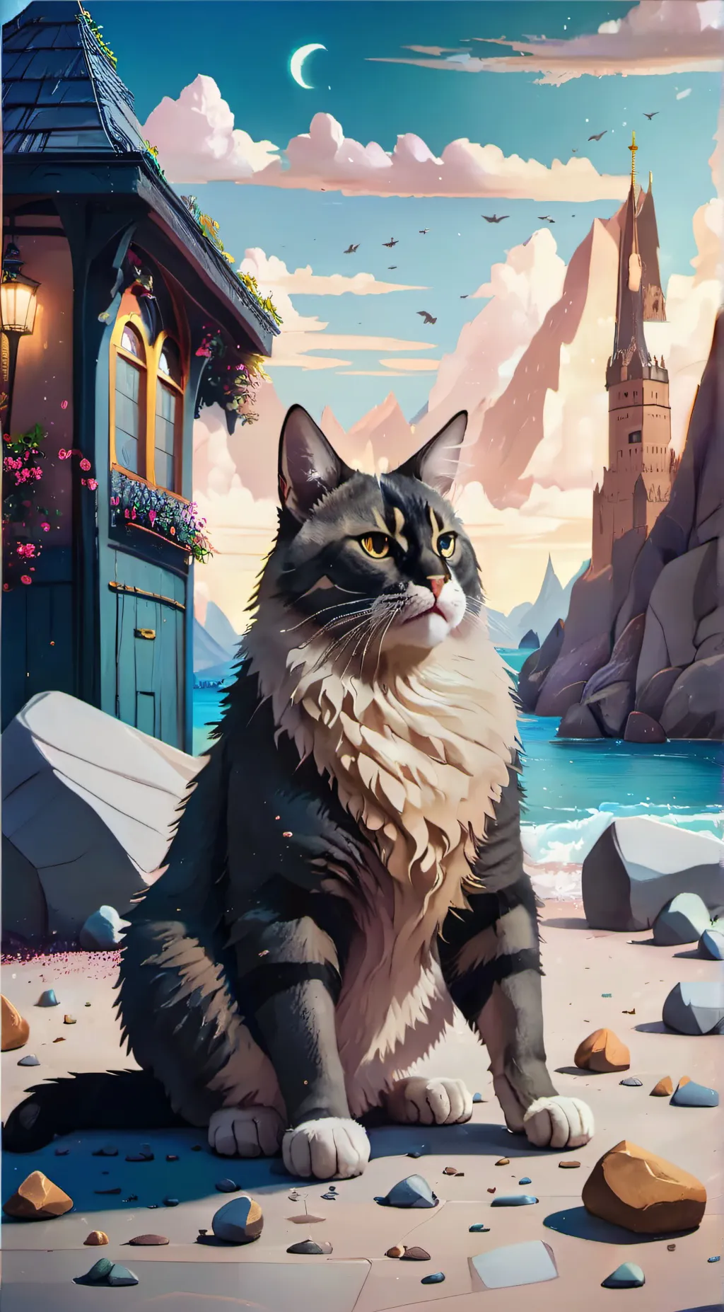 Talkie AI - Chat with the cat rock 