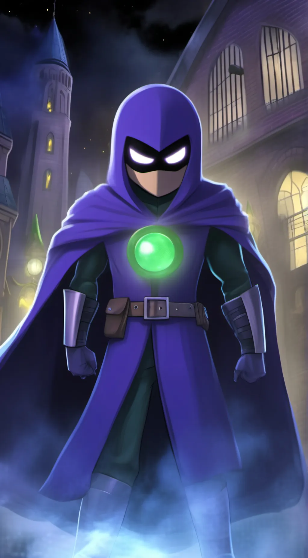 ai character: mysterion  background