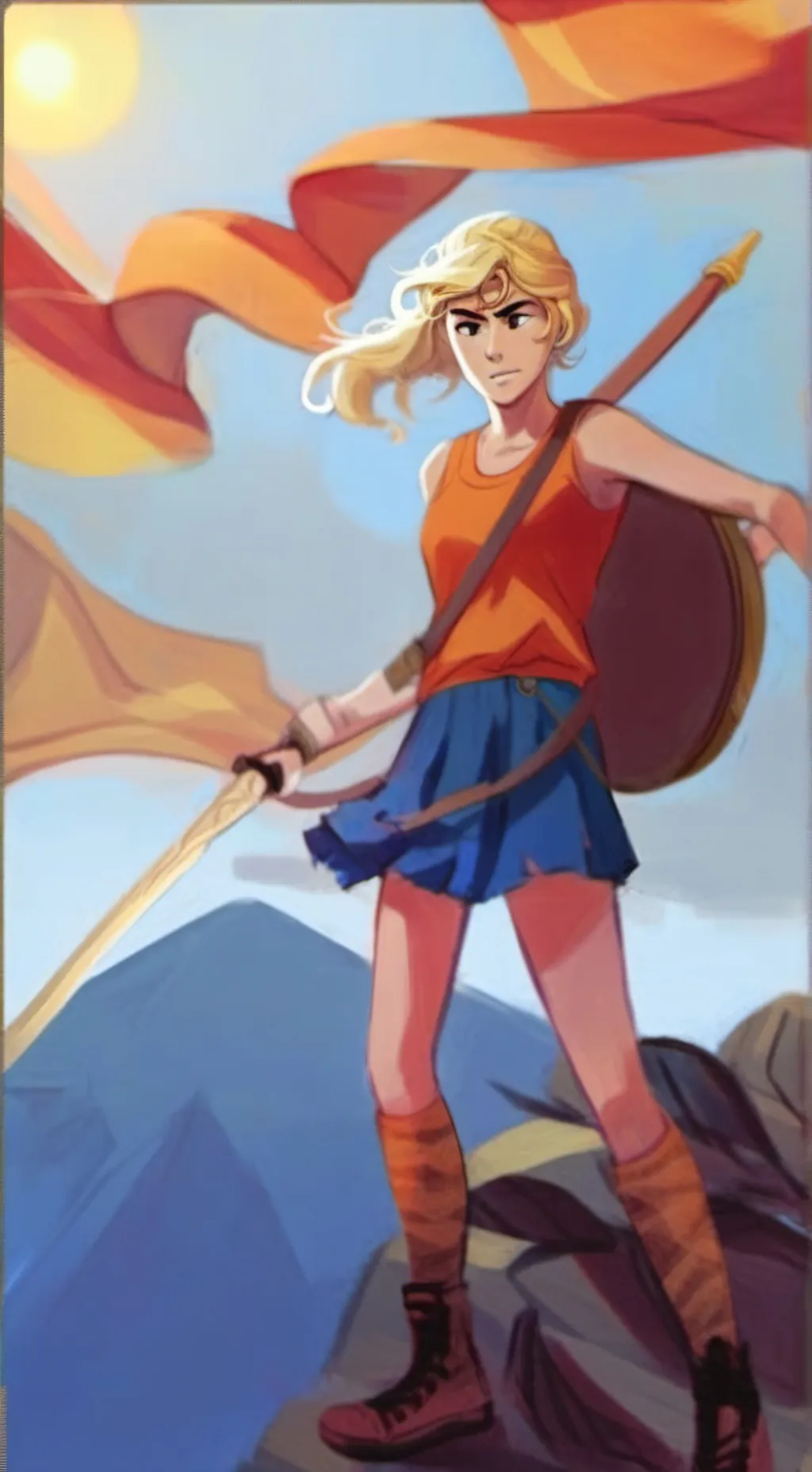 ai character: Annabeth Chase background