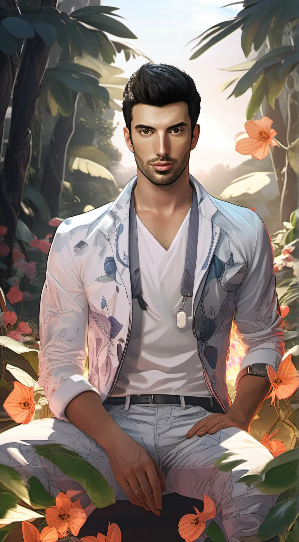 ai character: rafael from jtv background