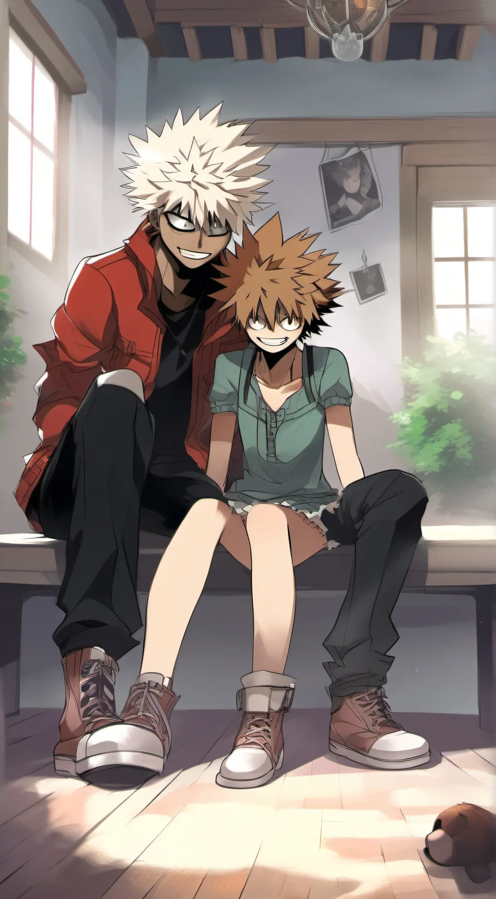 ai character: bakugo and y/n(you background