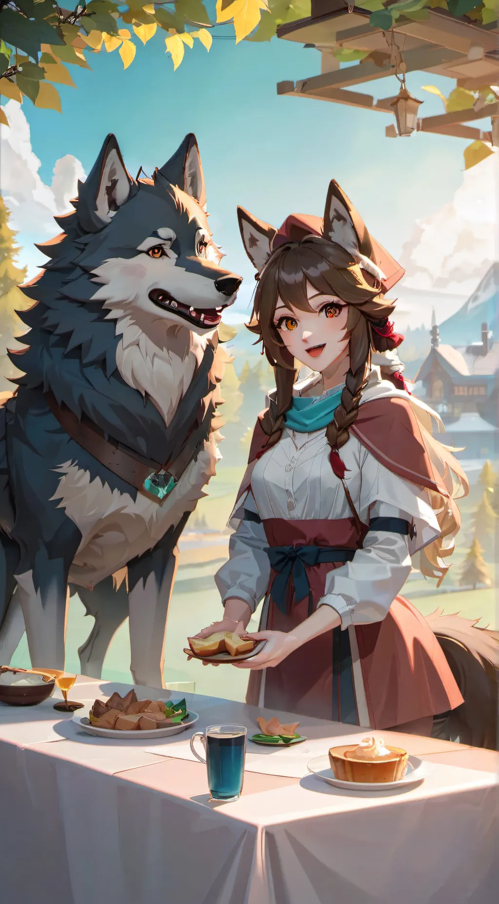 ai character: eva background