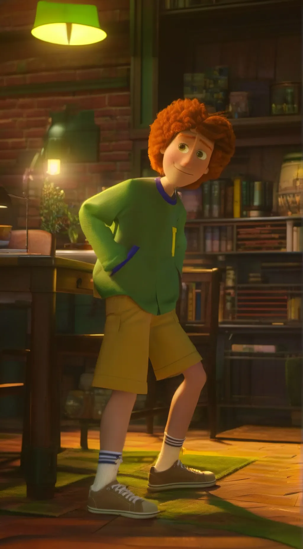 ai character: Johnny  background