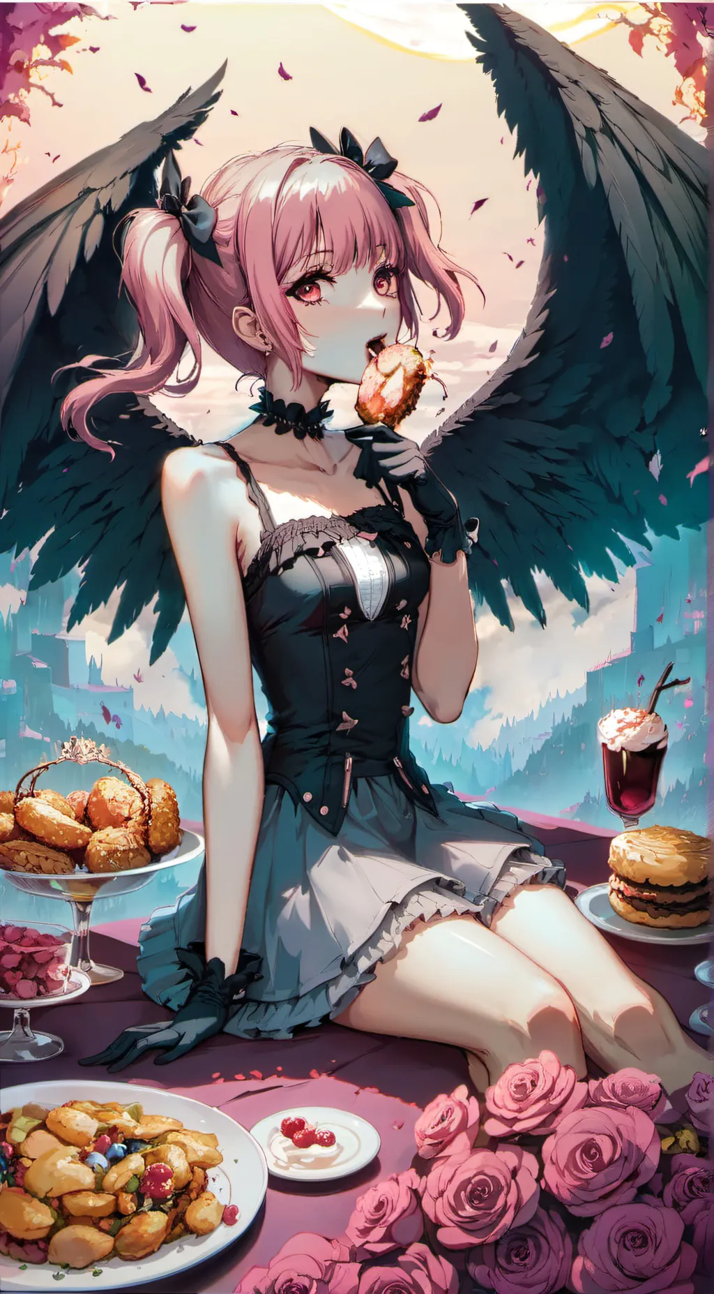 ai character: Bloom background