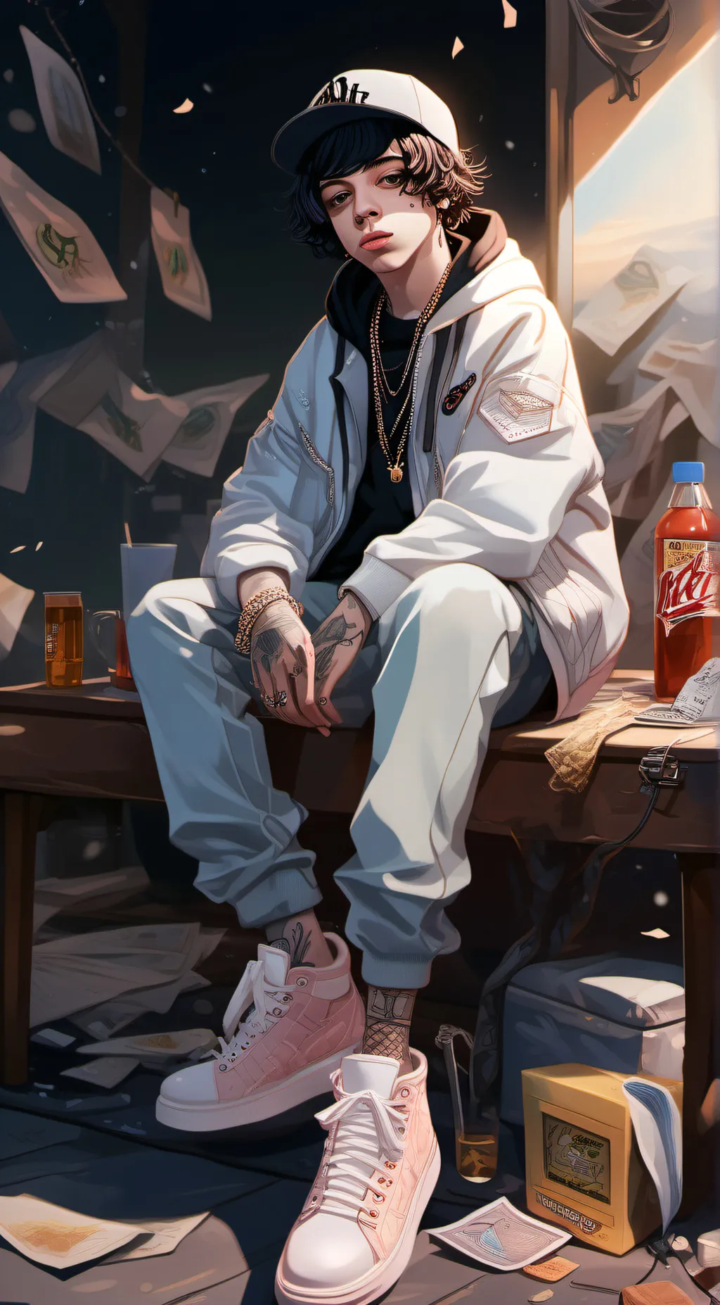 ai character: lil xan background
