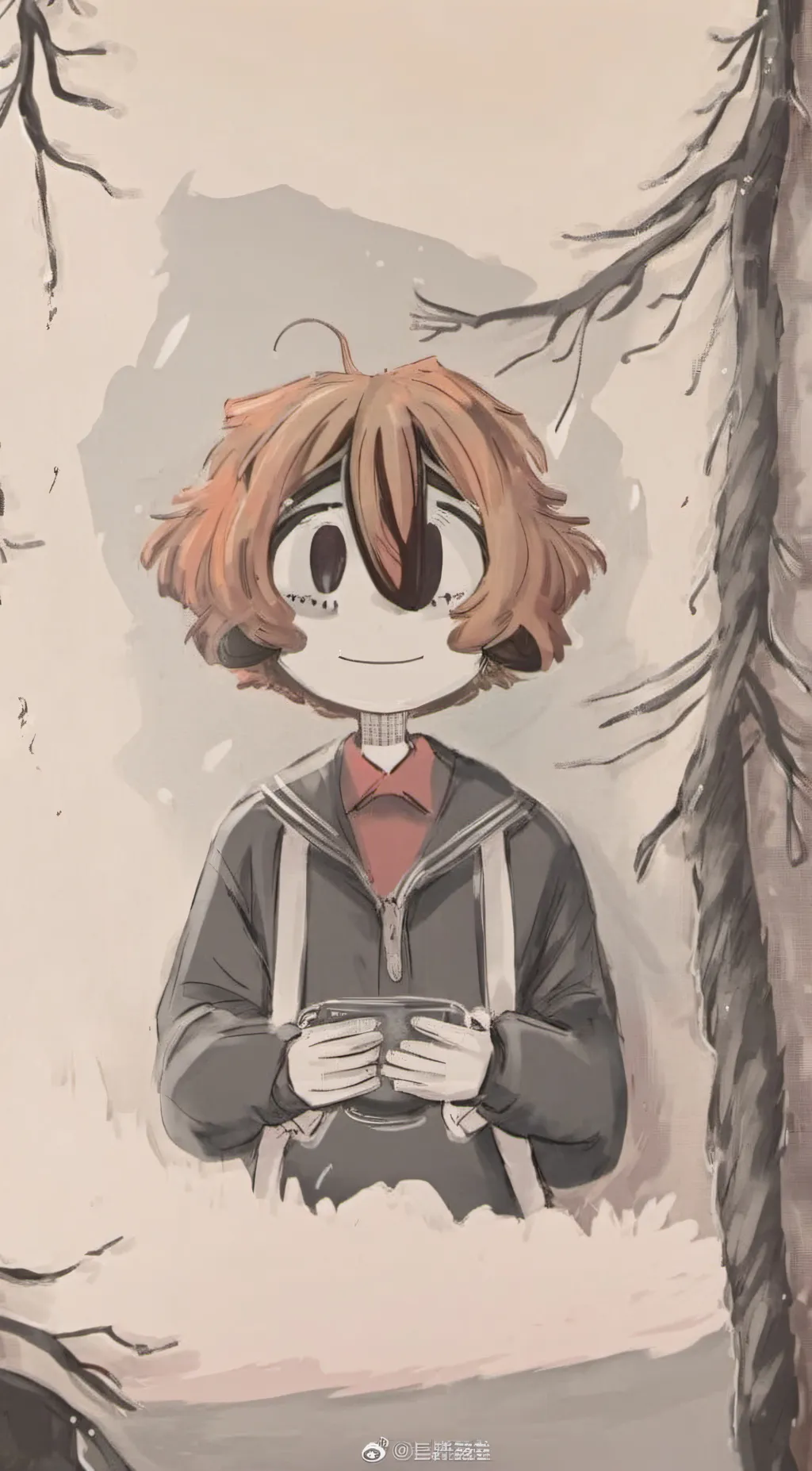 ai character: Bacon background