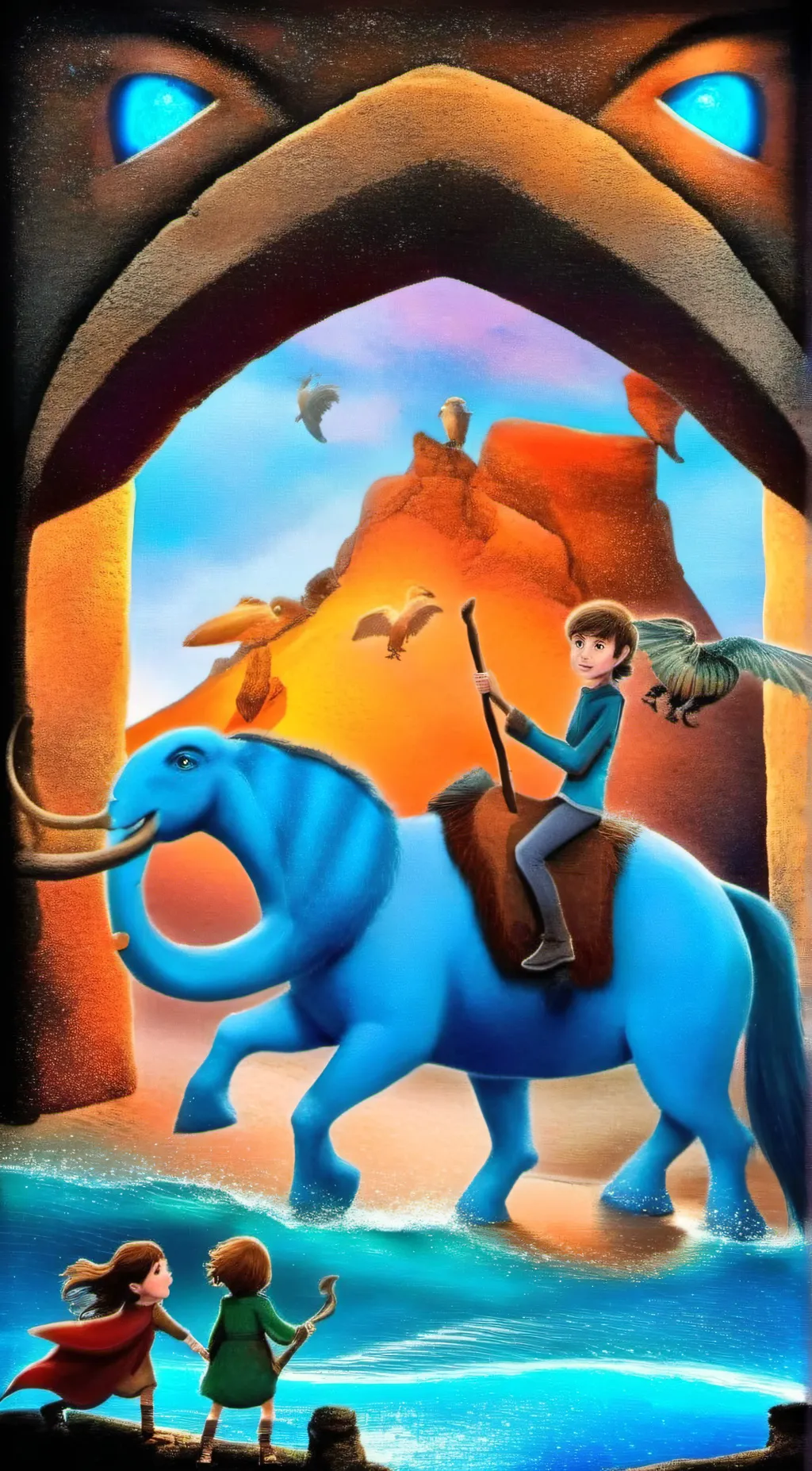 ai character: Finny And Leah background