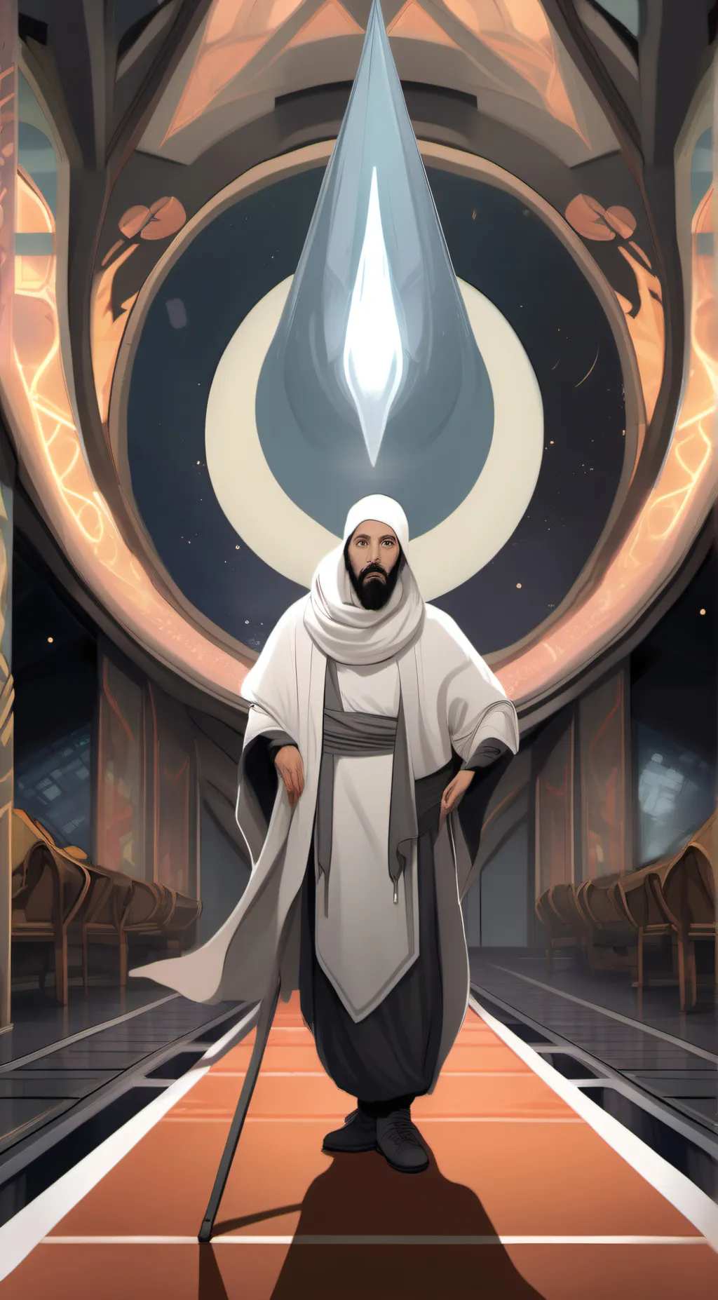 ai character: Sage background