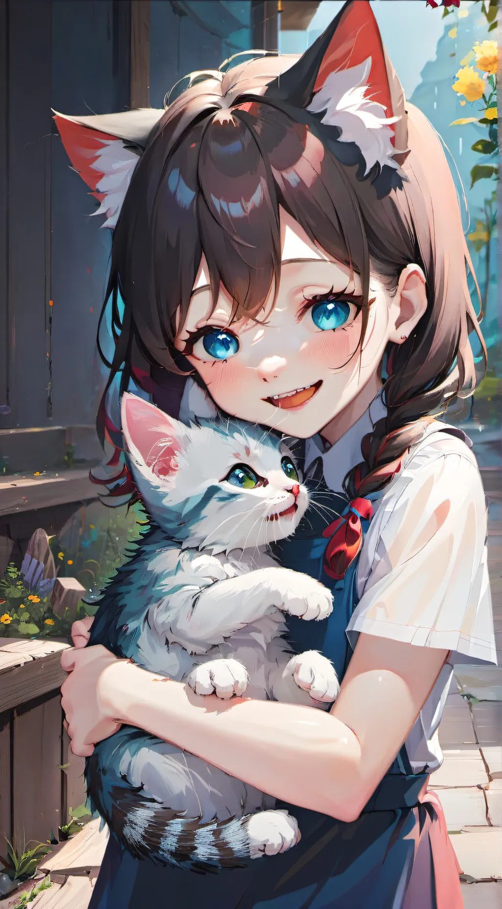 ai character: Miss. whiskers background