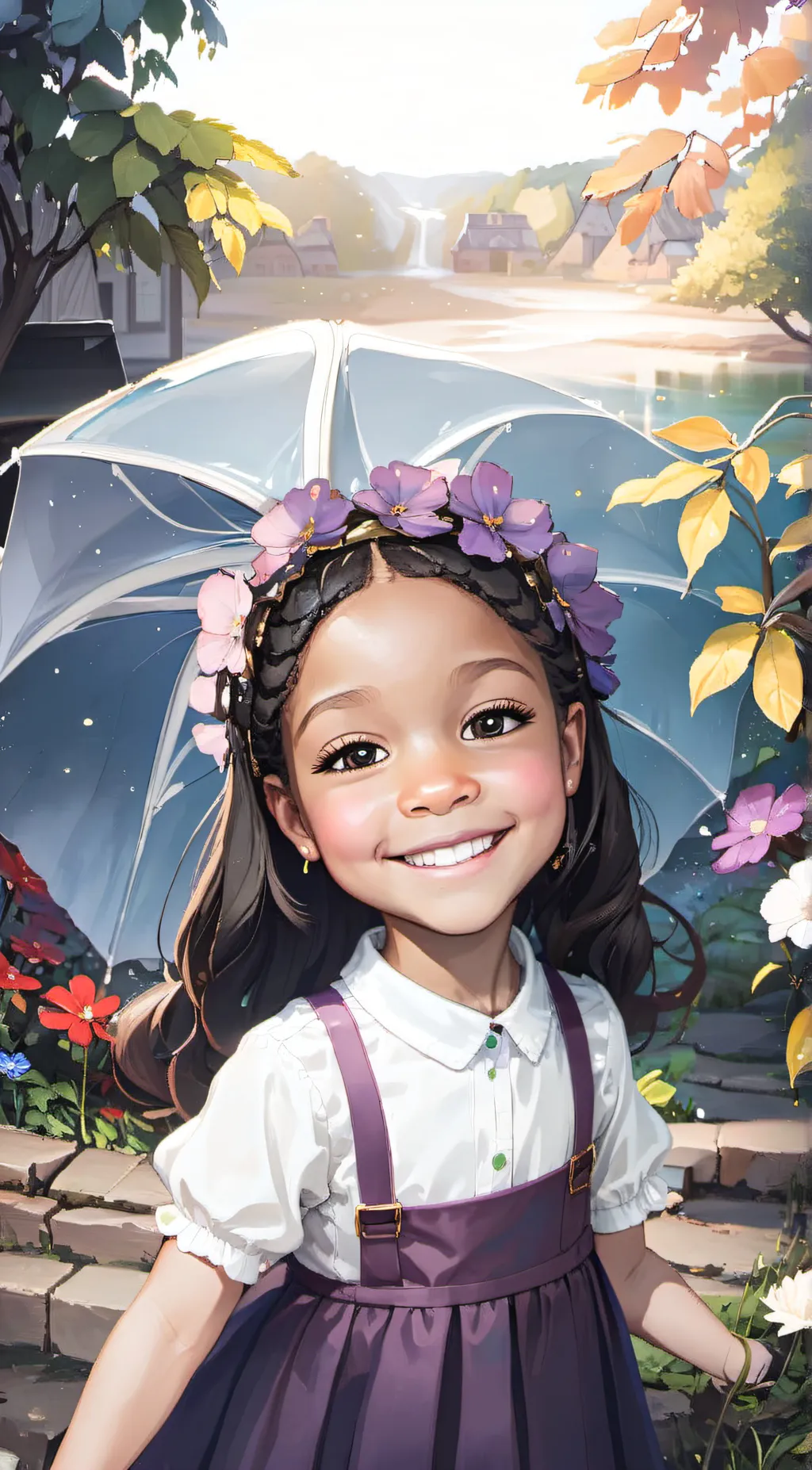 ai character: Aria background