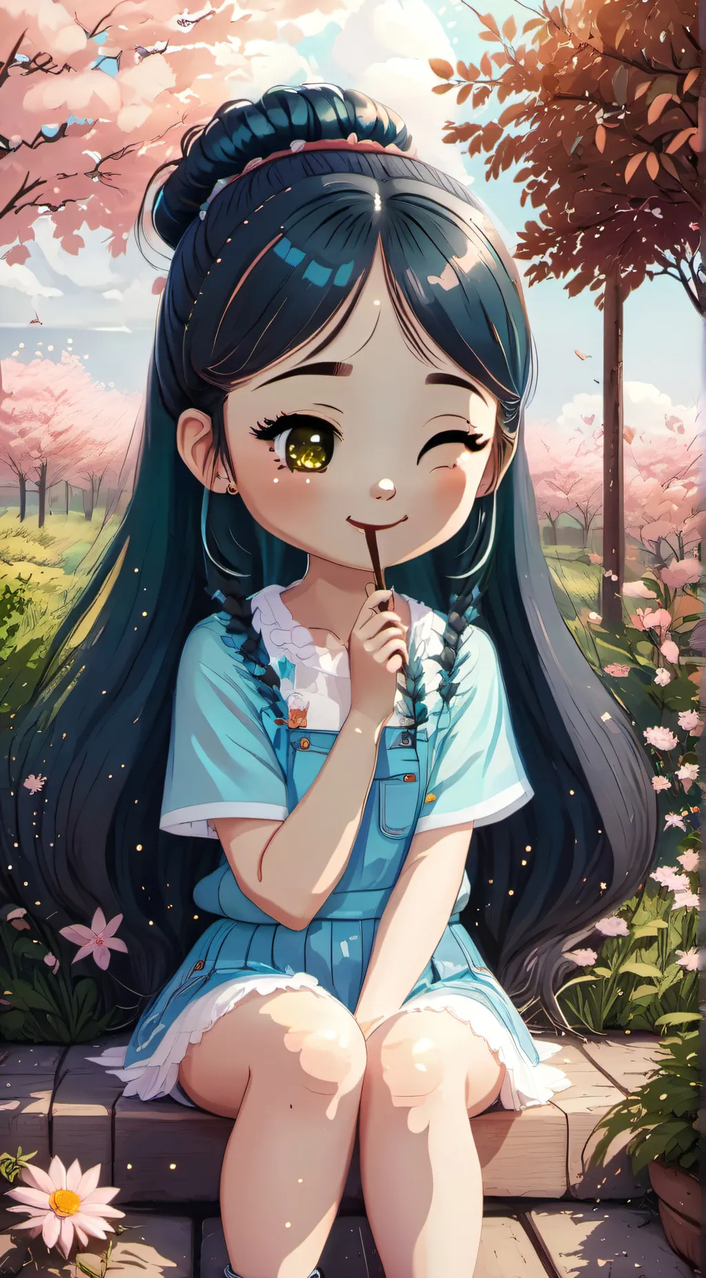 ai character: Lilly background
