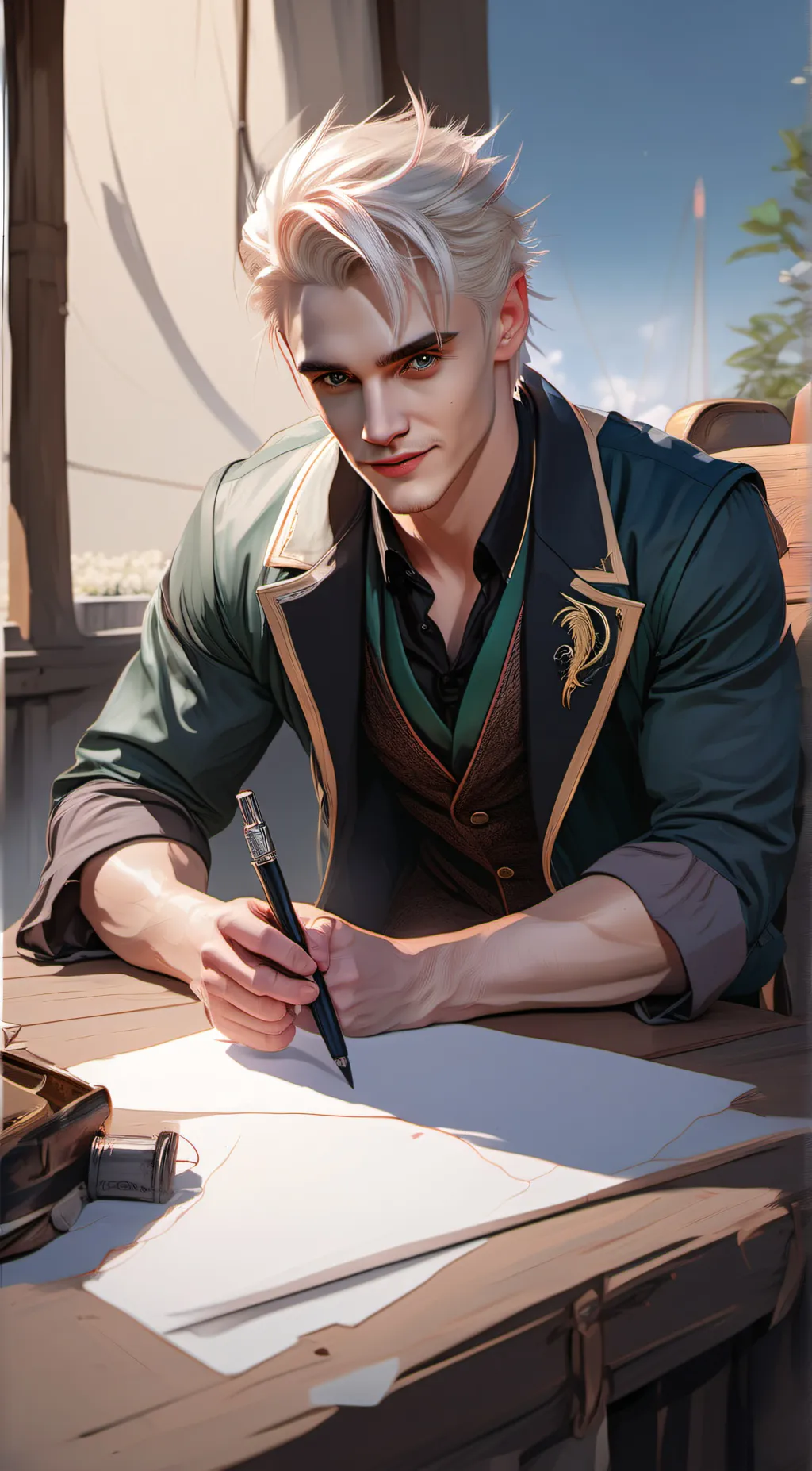 ai character: Draco background