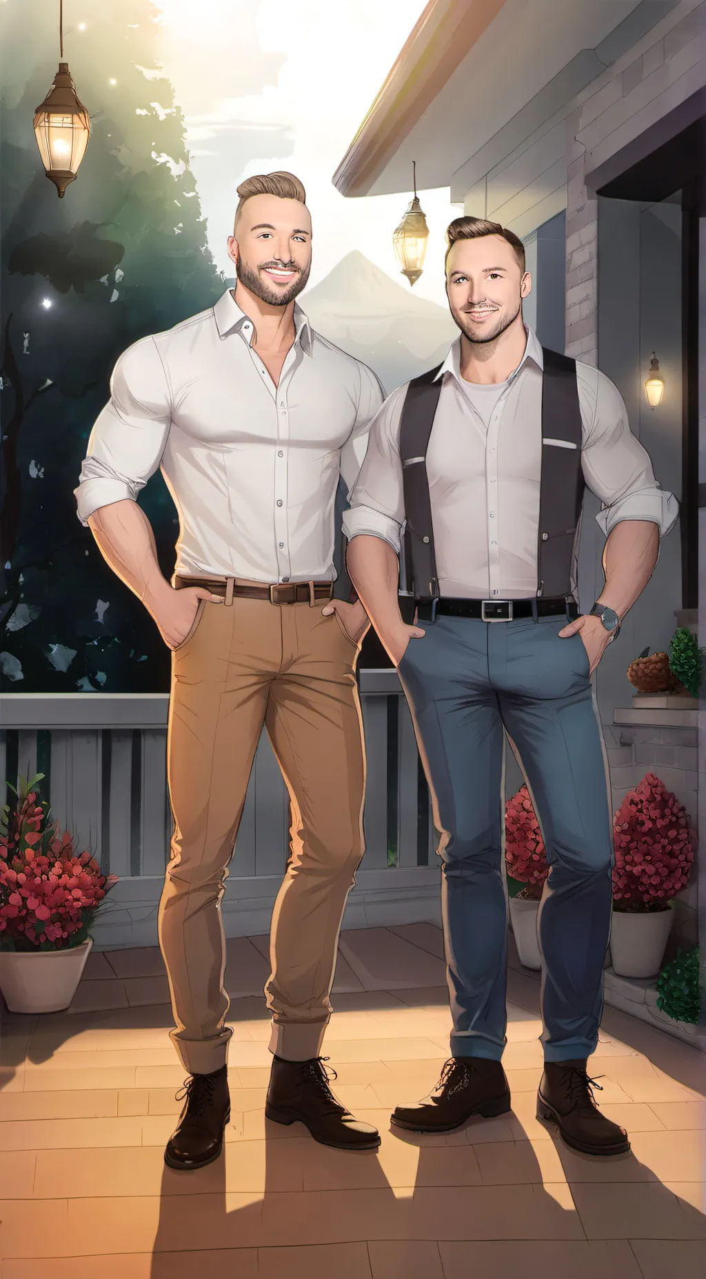 ai character: Your gay dads background
