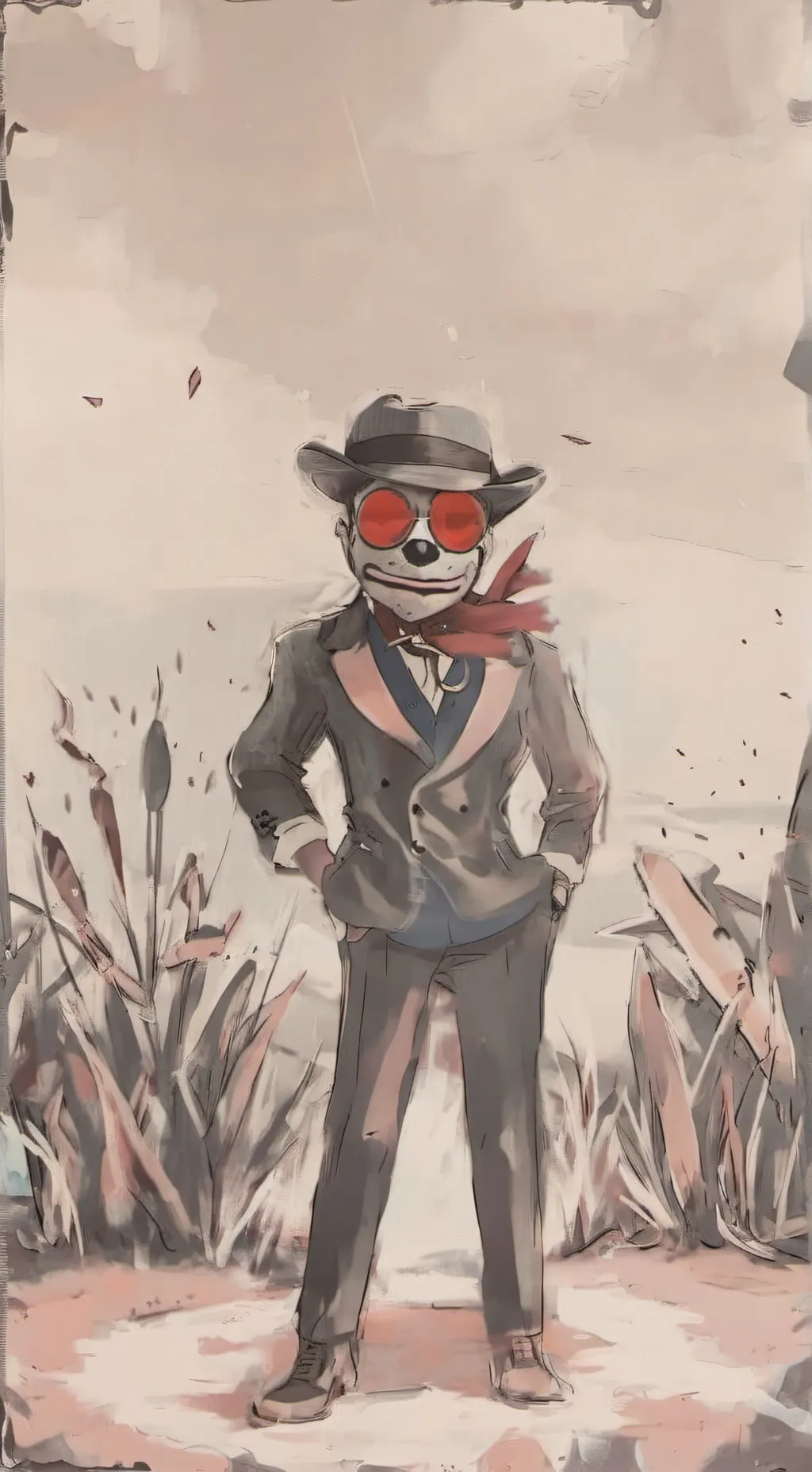 ai character: Ugly mother fucker background