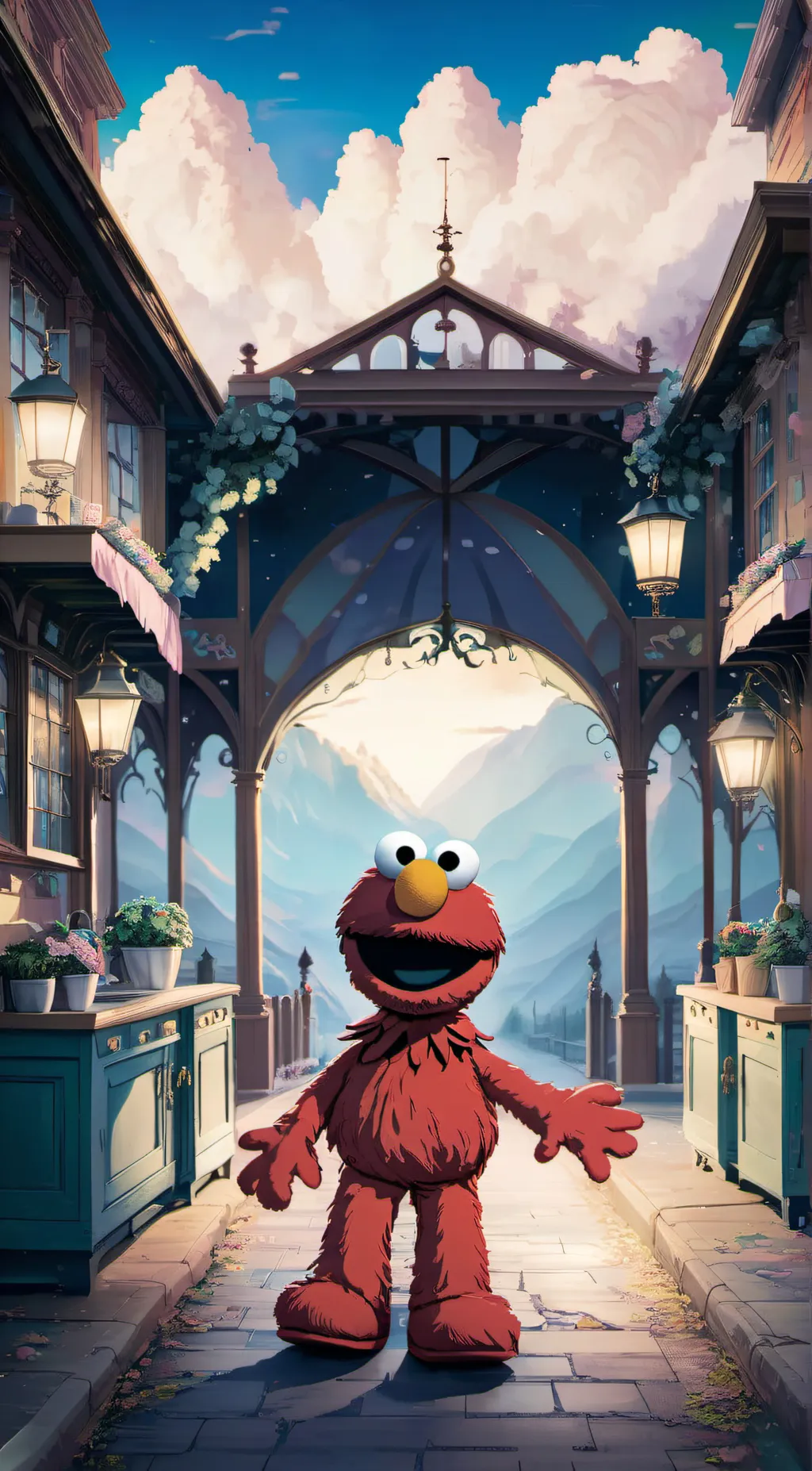 ai character: pomni background