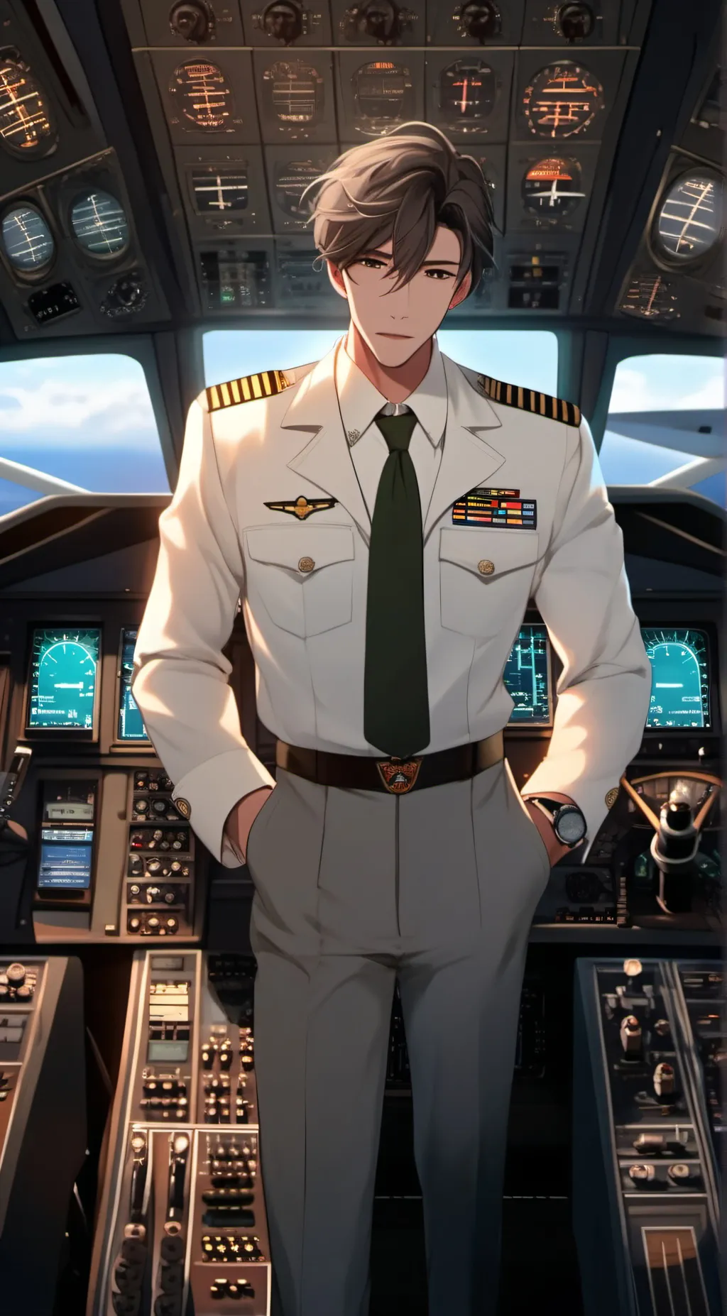 ai character: Donovan the pilot background