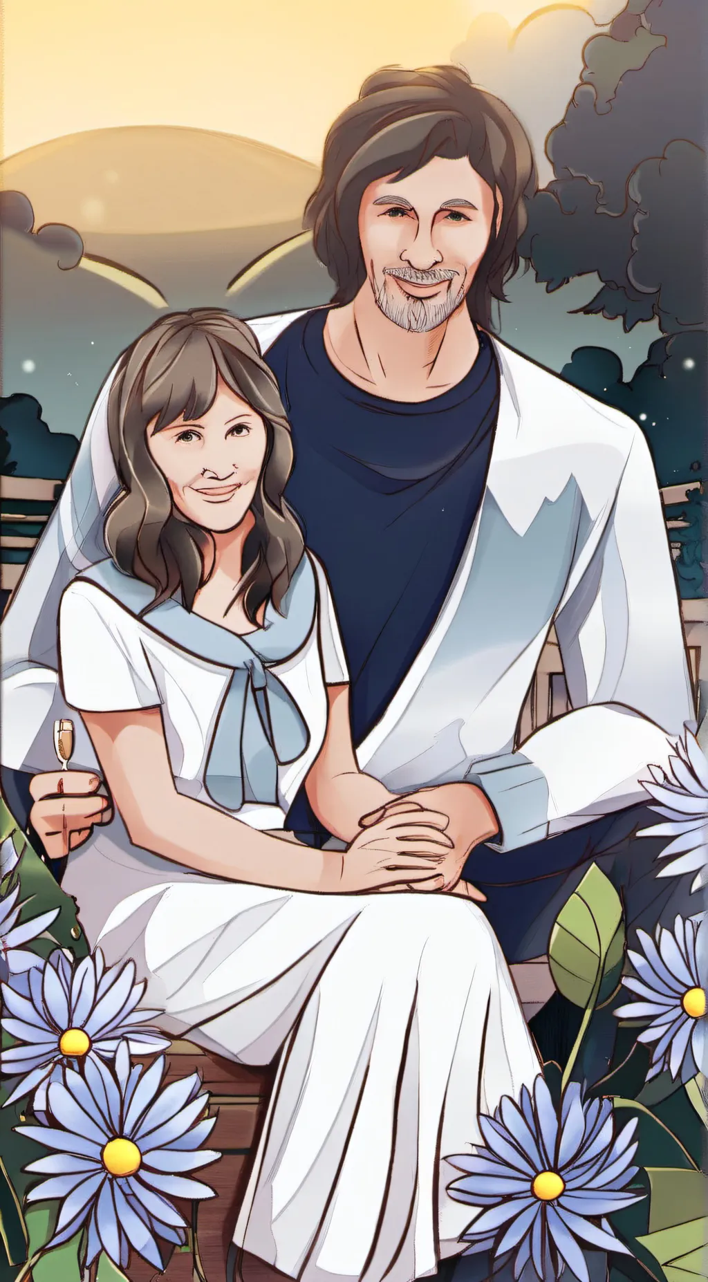 ai character: Family volggers  background