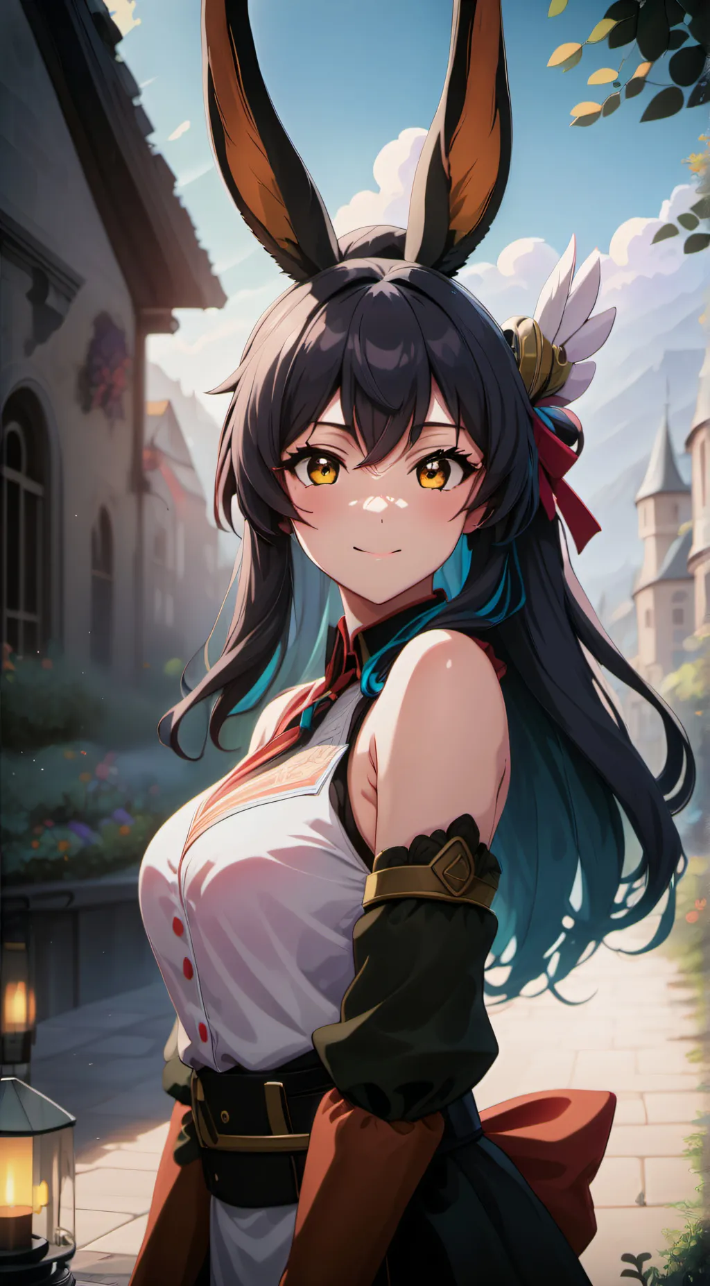 ai character: Mia Hare background