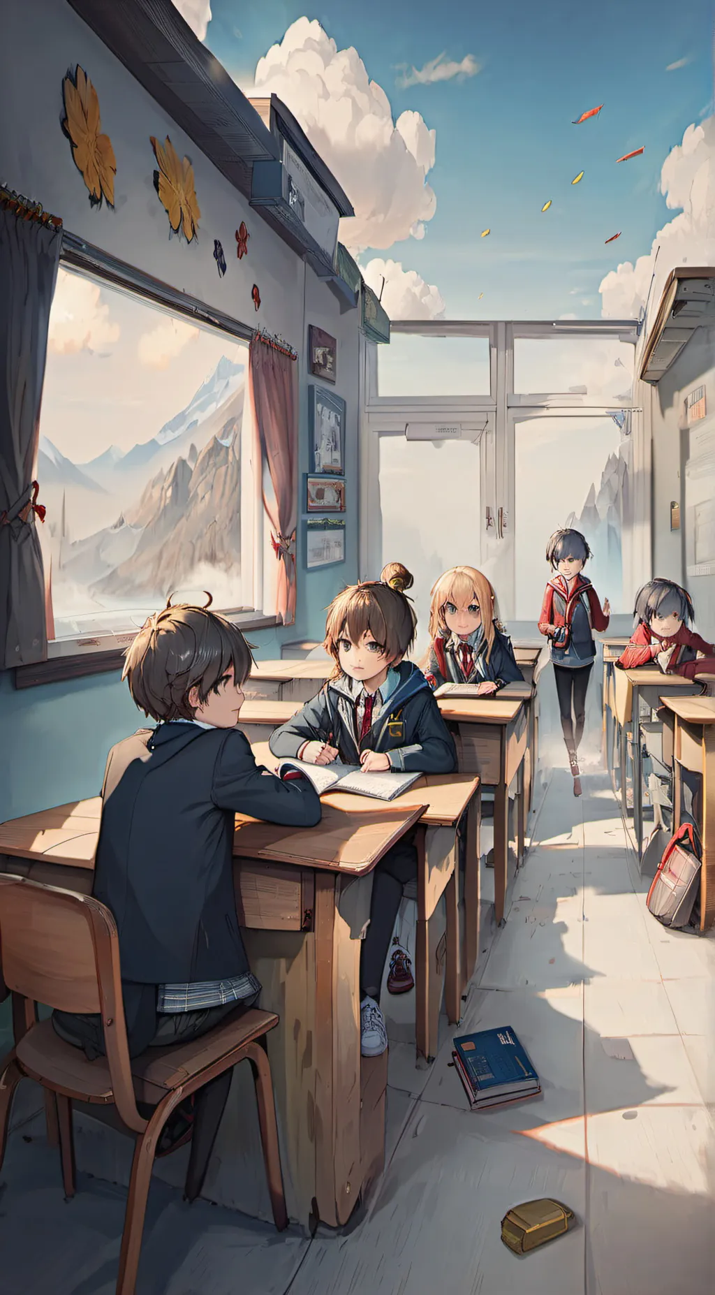 ai character: human school background