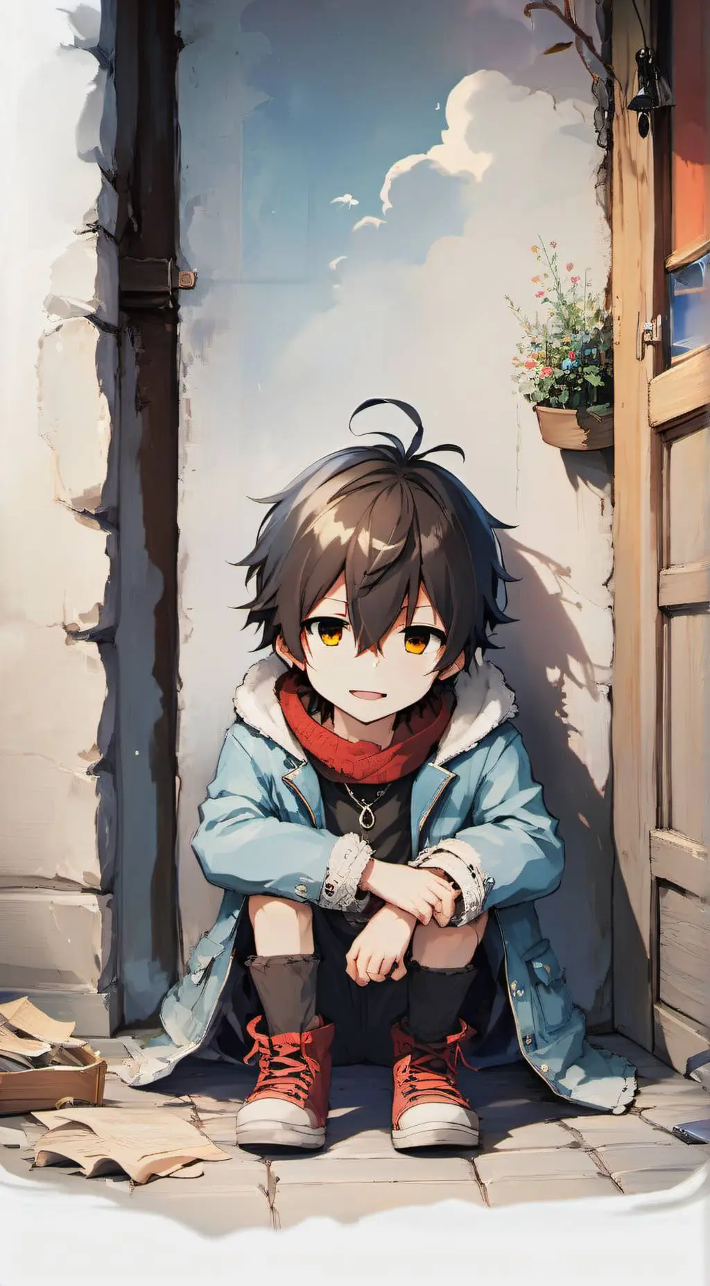 ai character: Max background