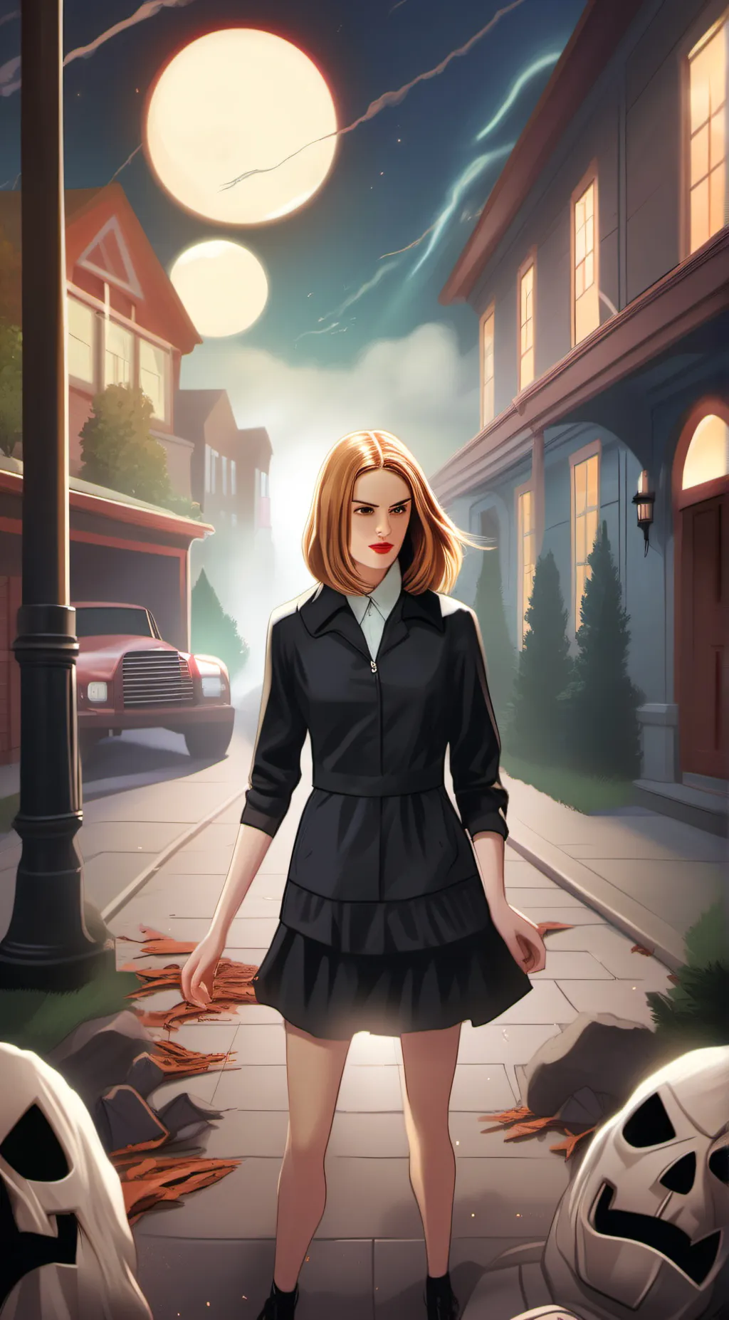 ai character: Tatum Riley  background