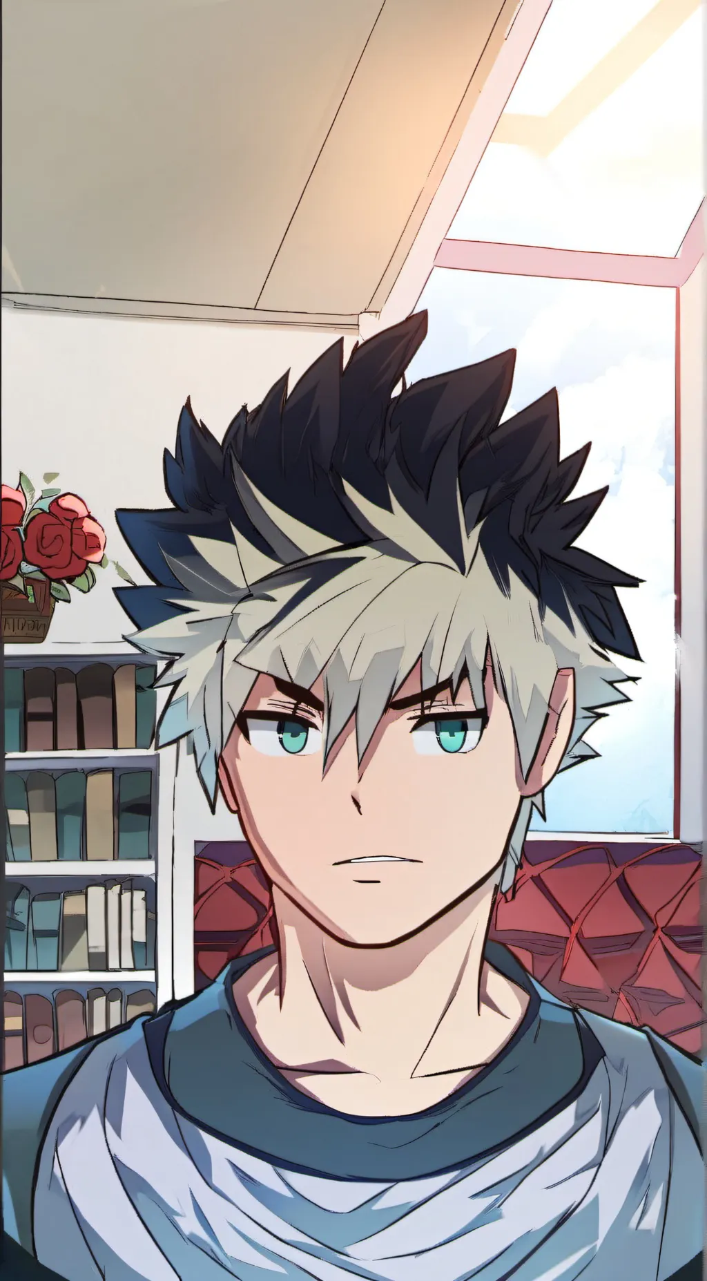 ai character: Katsuki Bokugou  background