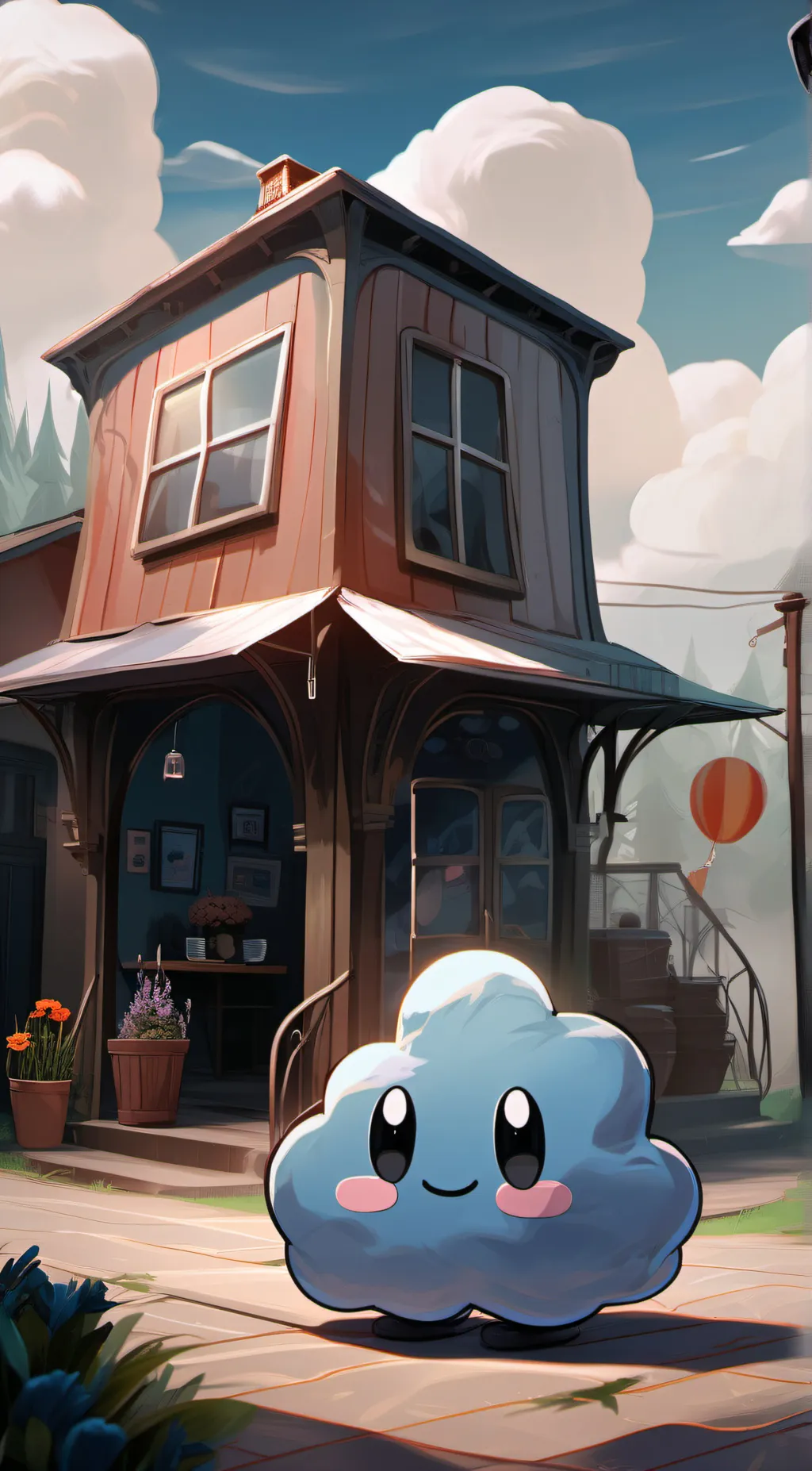 ai character: winner background