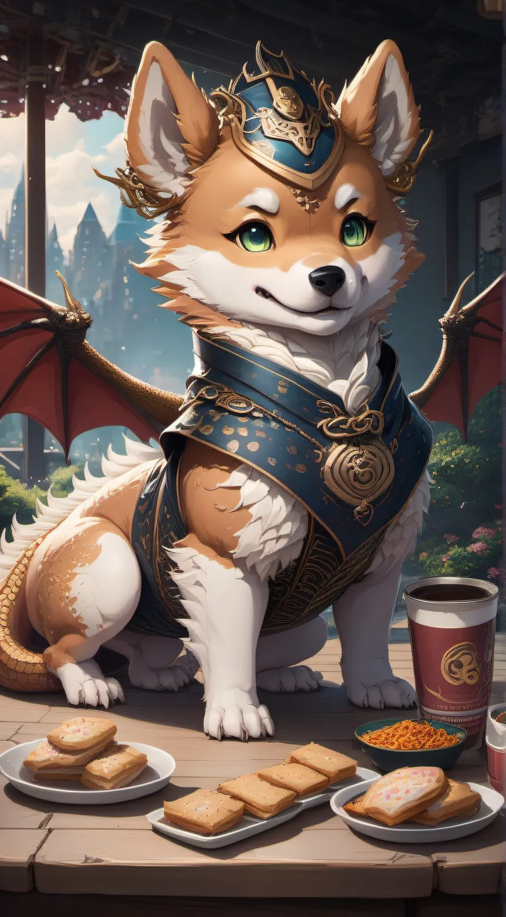 ai character: Shiba Long background
