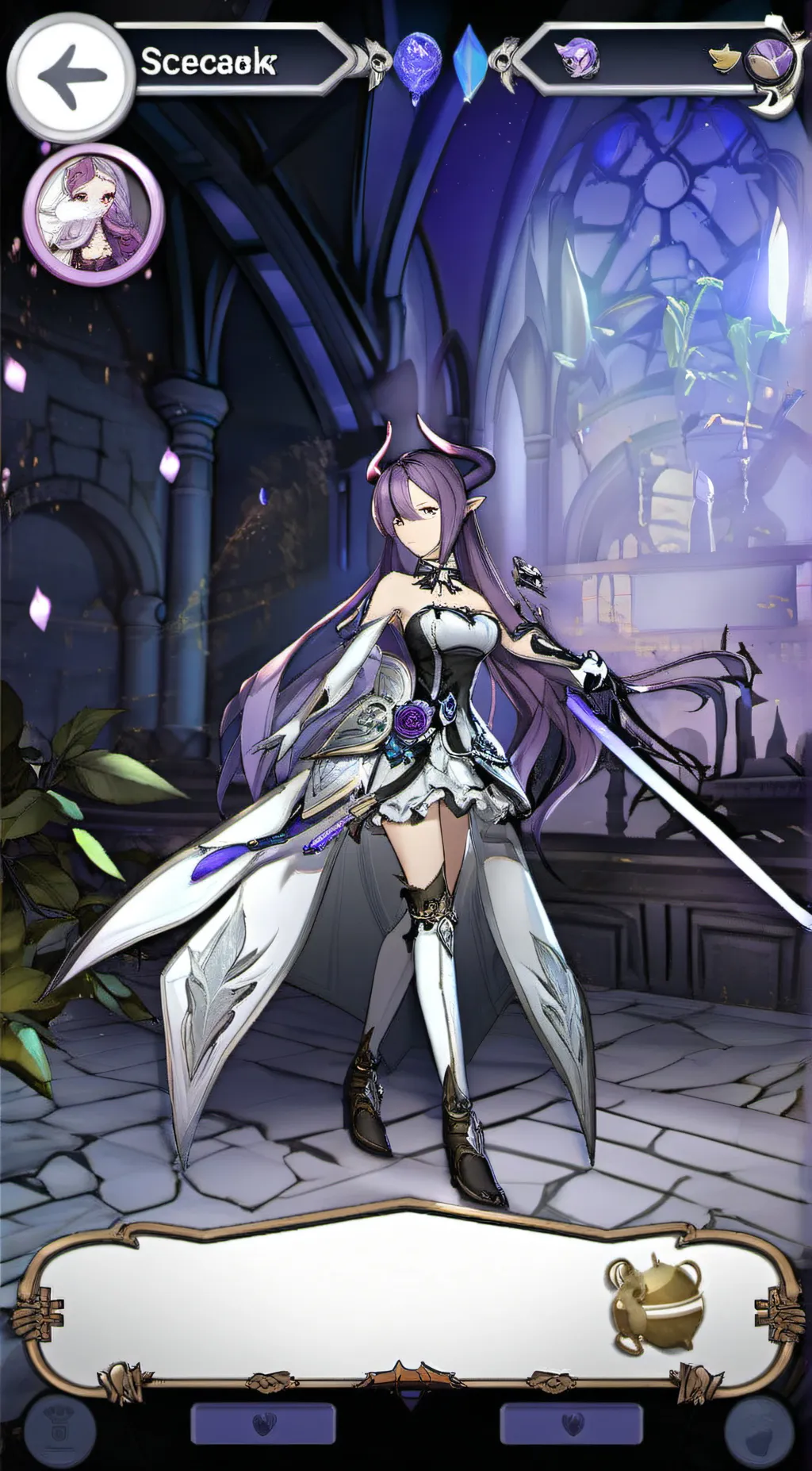 ai character: Cristina  background