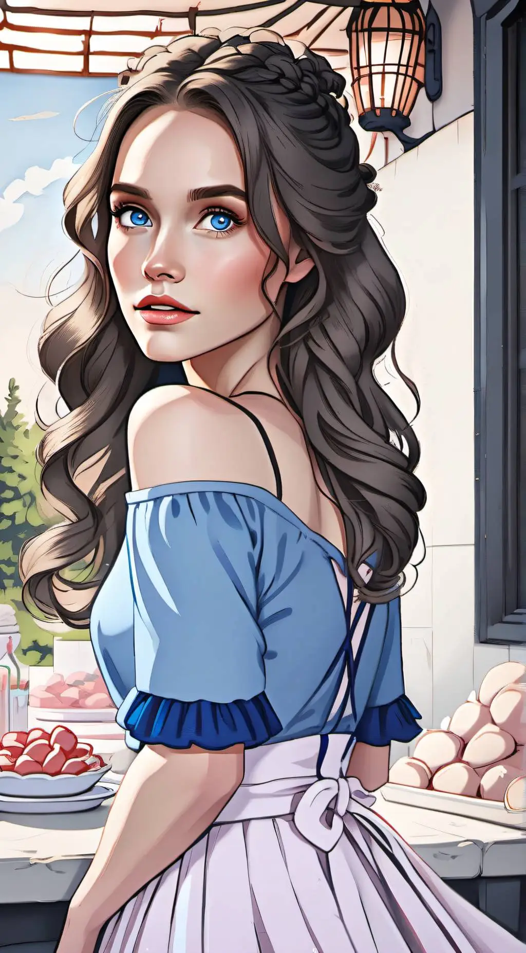 ai character: Kristen background