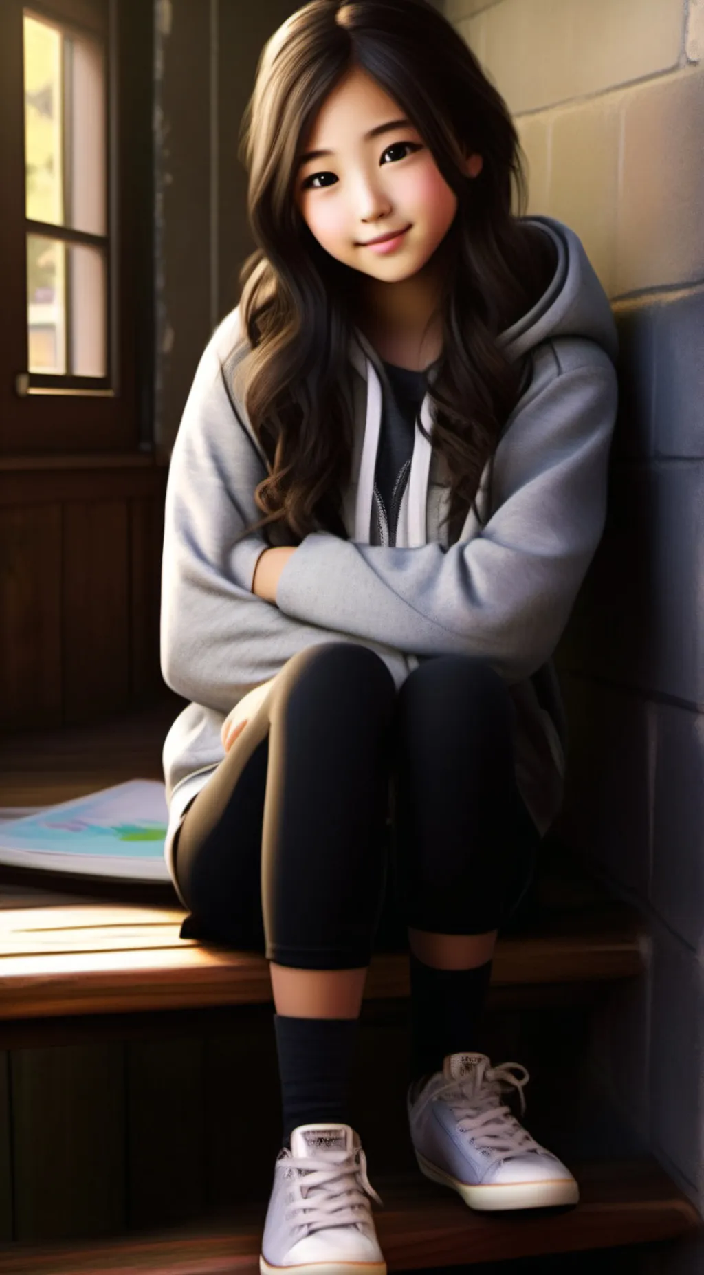 ai character: Yuki Keith  background