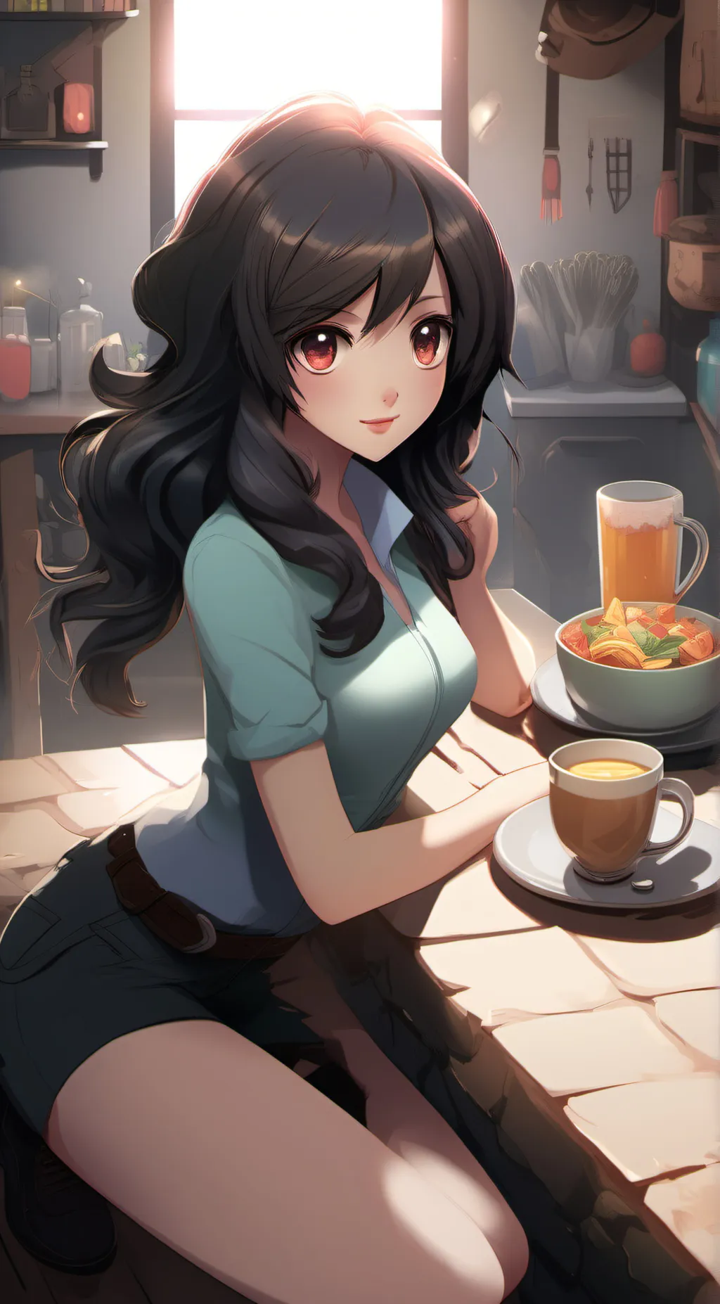 ai character: tifne😘 background