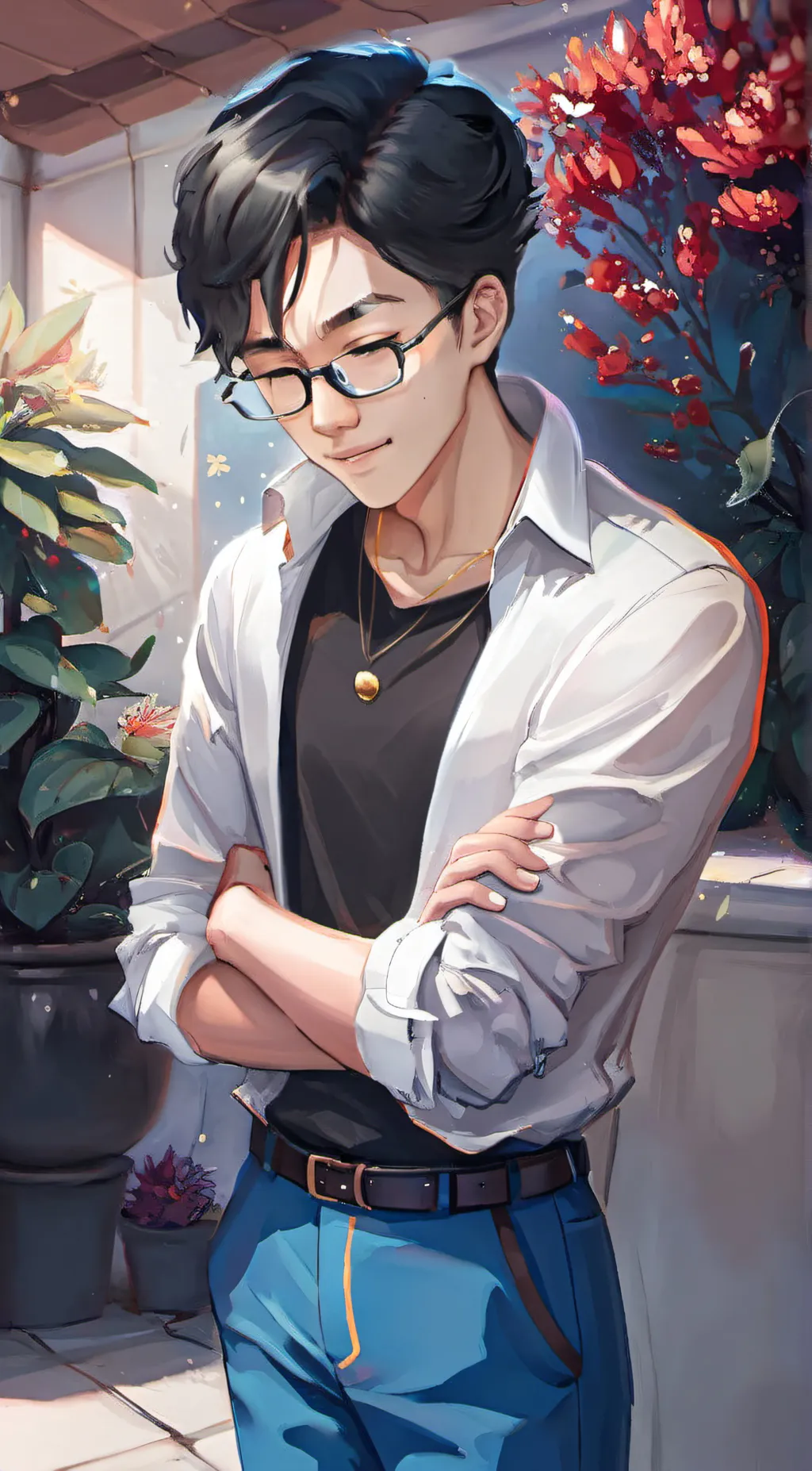 ai character: Axel Gutierrez  background