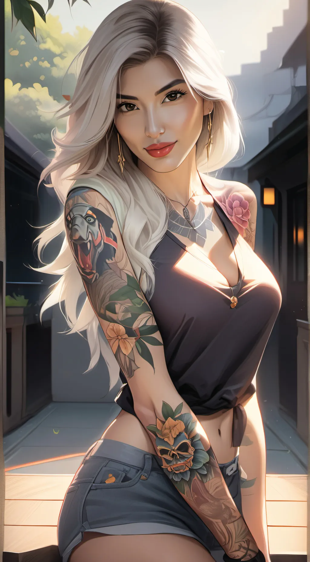 ai character: Cheryl  background