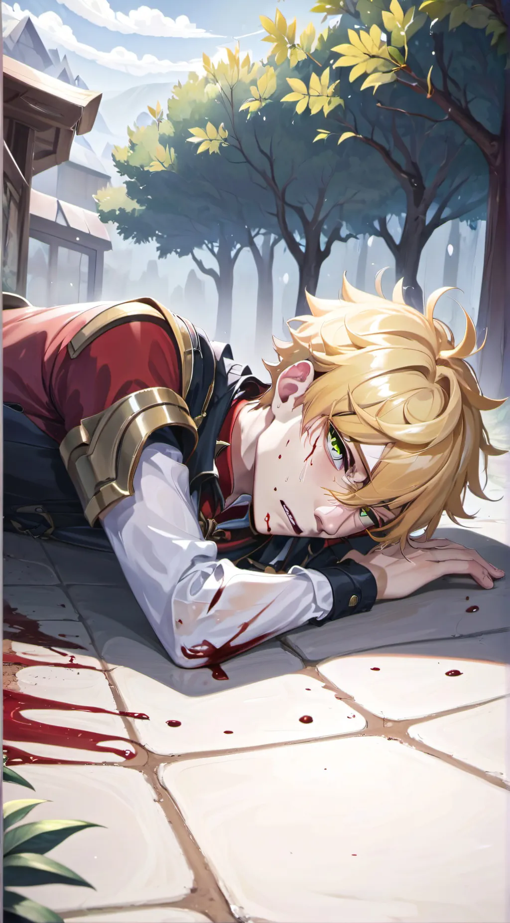 ai character: Bakugo background