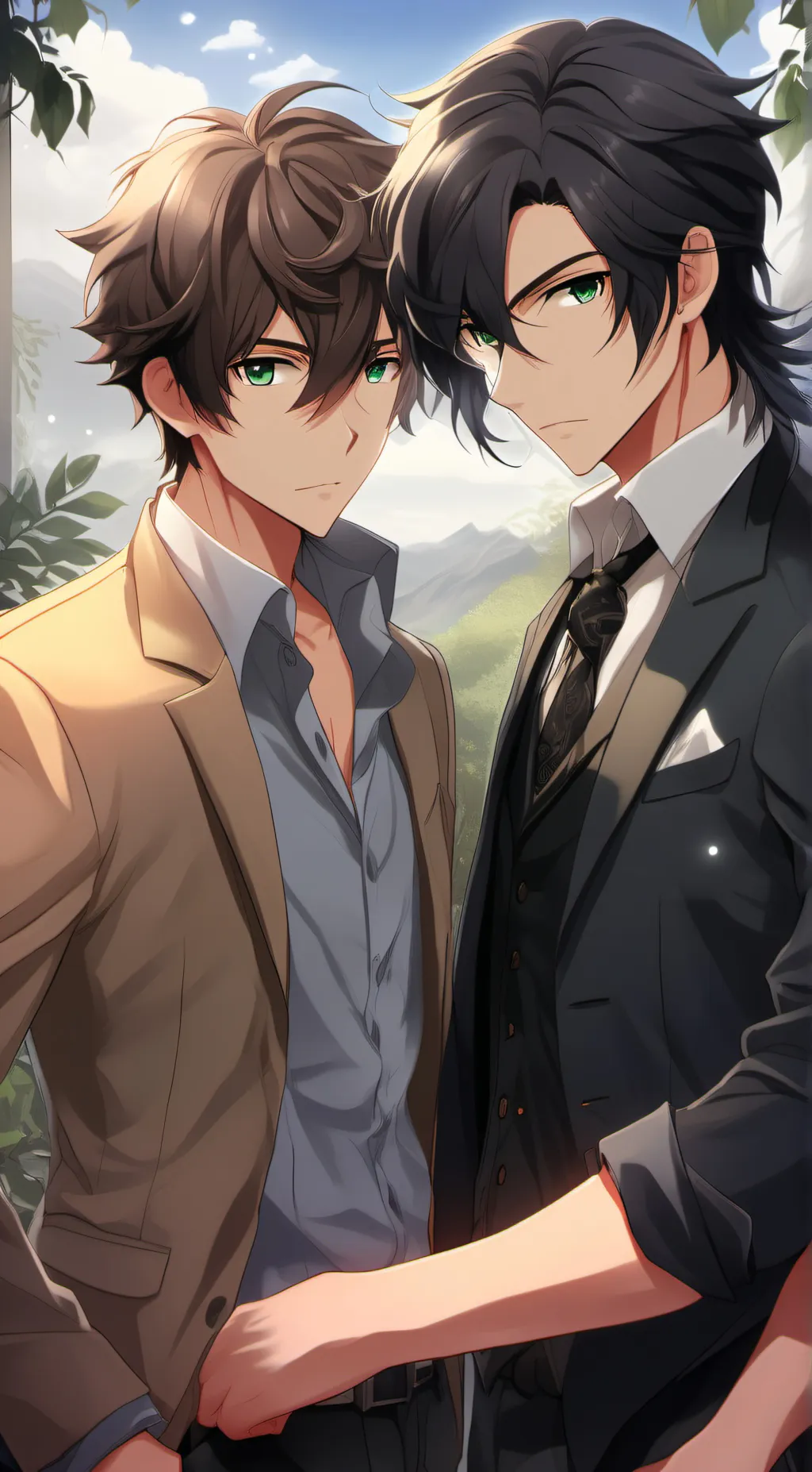 ai character: destiel background