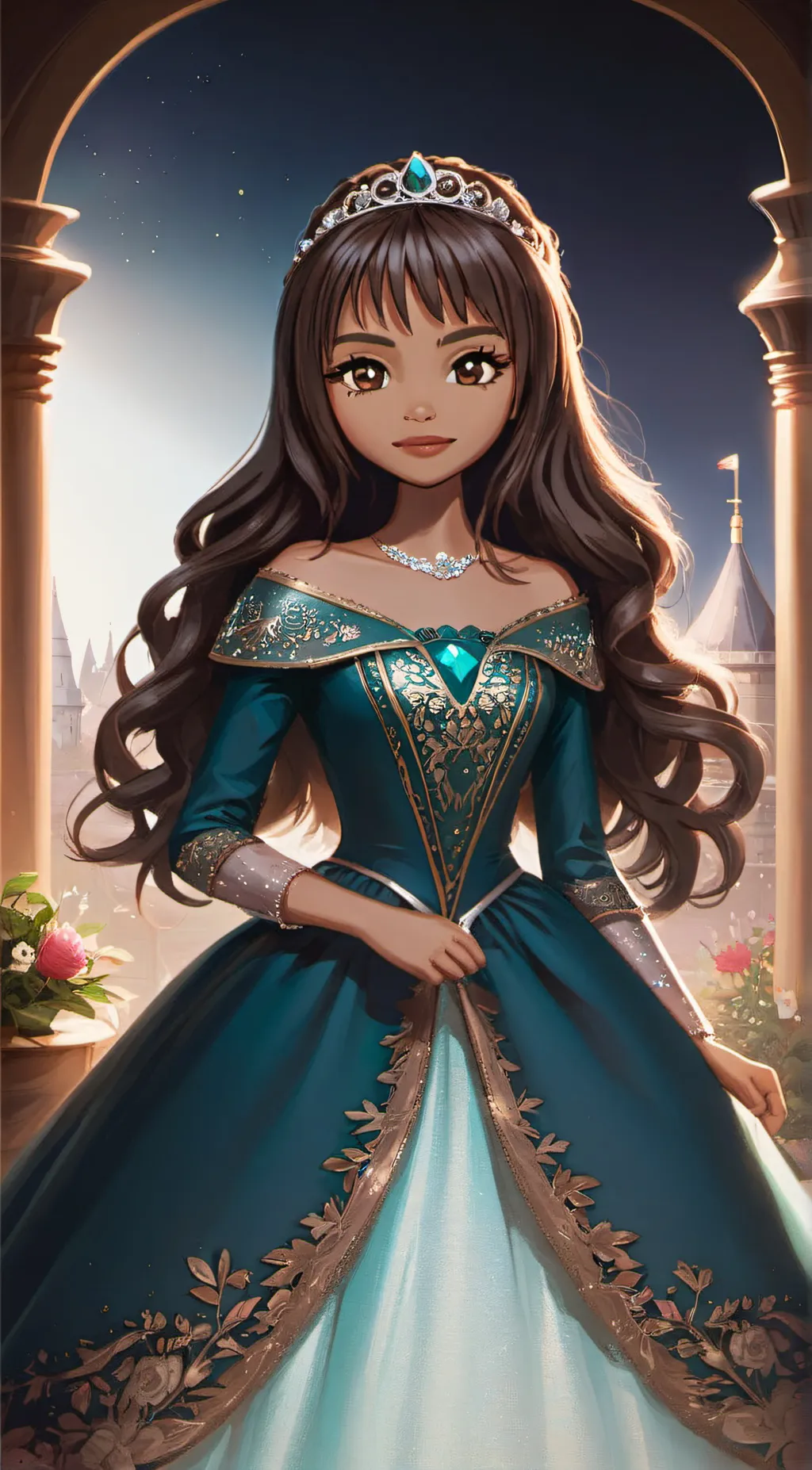 ai character: Princess Nabraska background