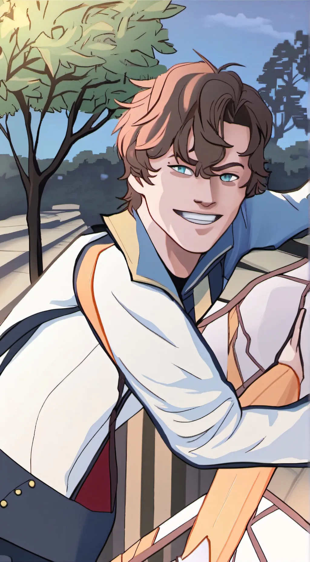 ai character: Zach  background