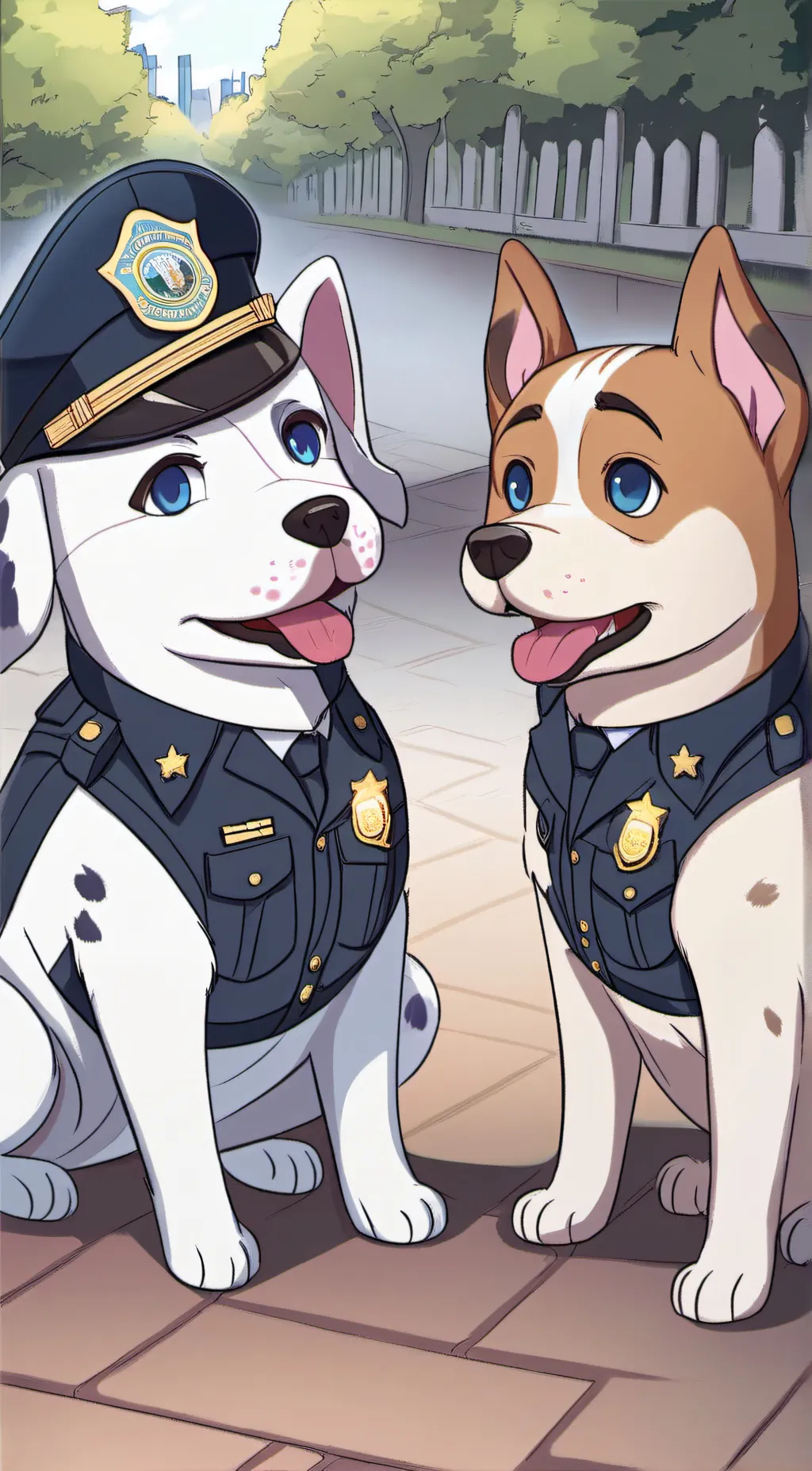 ai character: Tom and July background