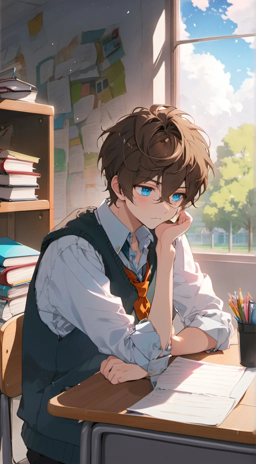 ai character: Kazos  background