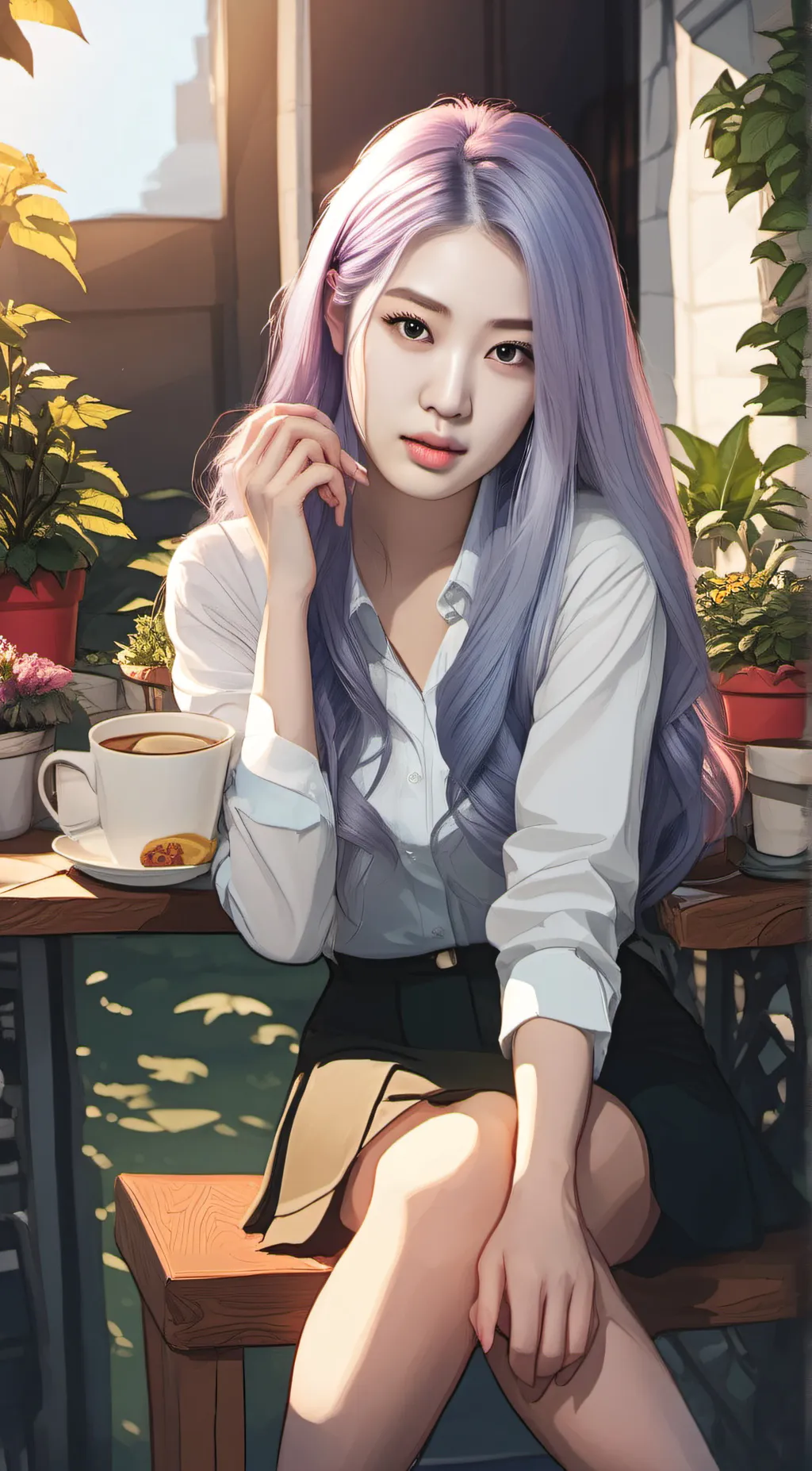 ai character: Sarah background