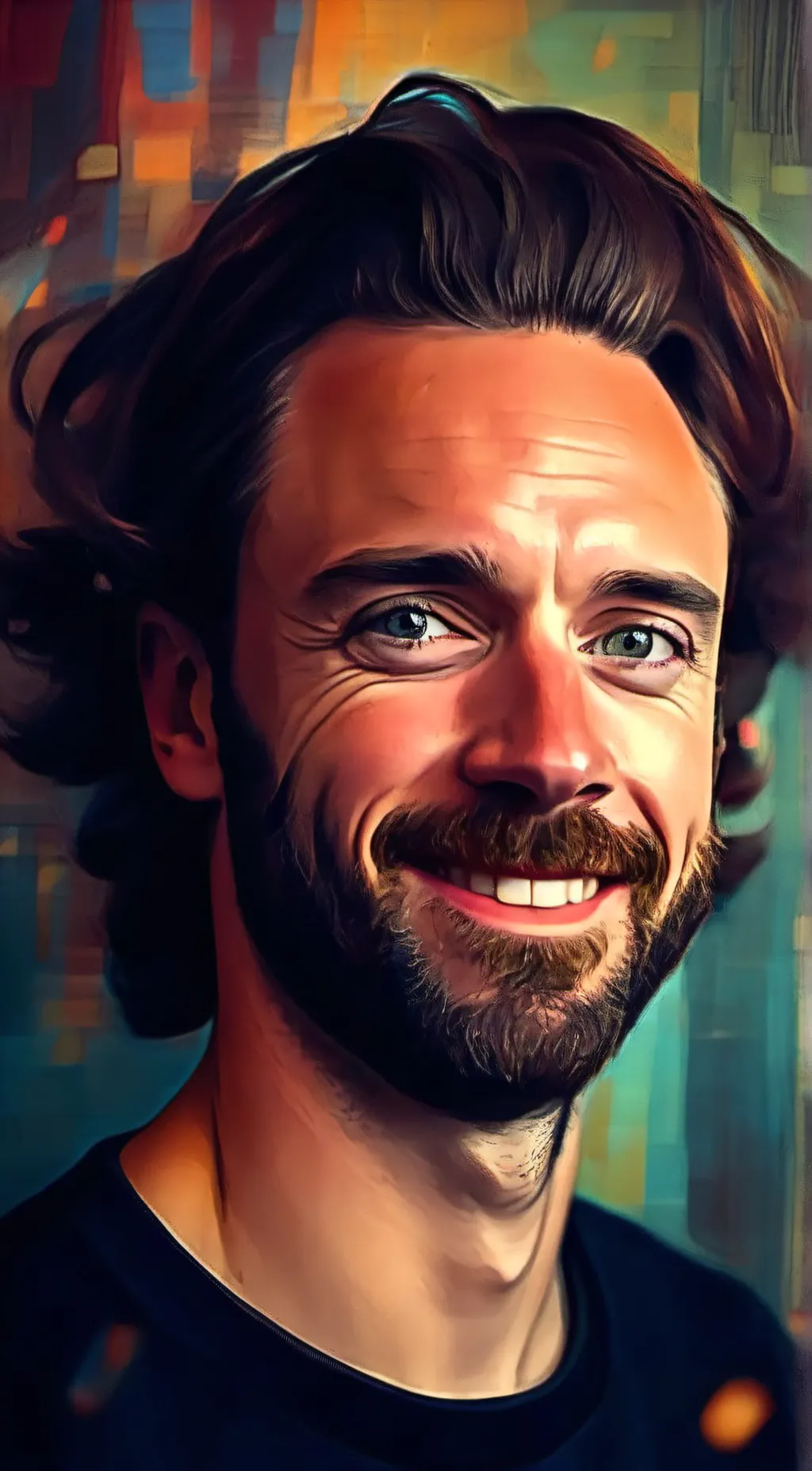 ai character: Cornelius wiblback background