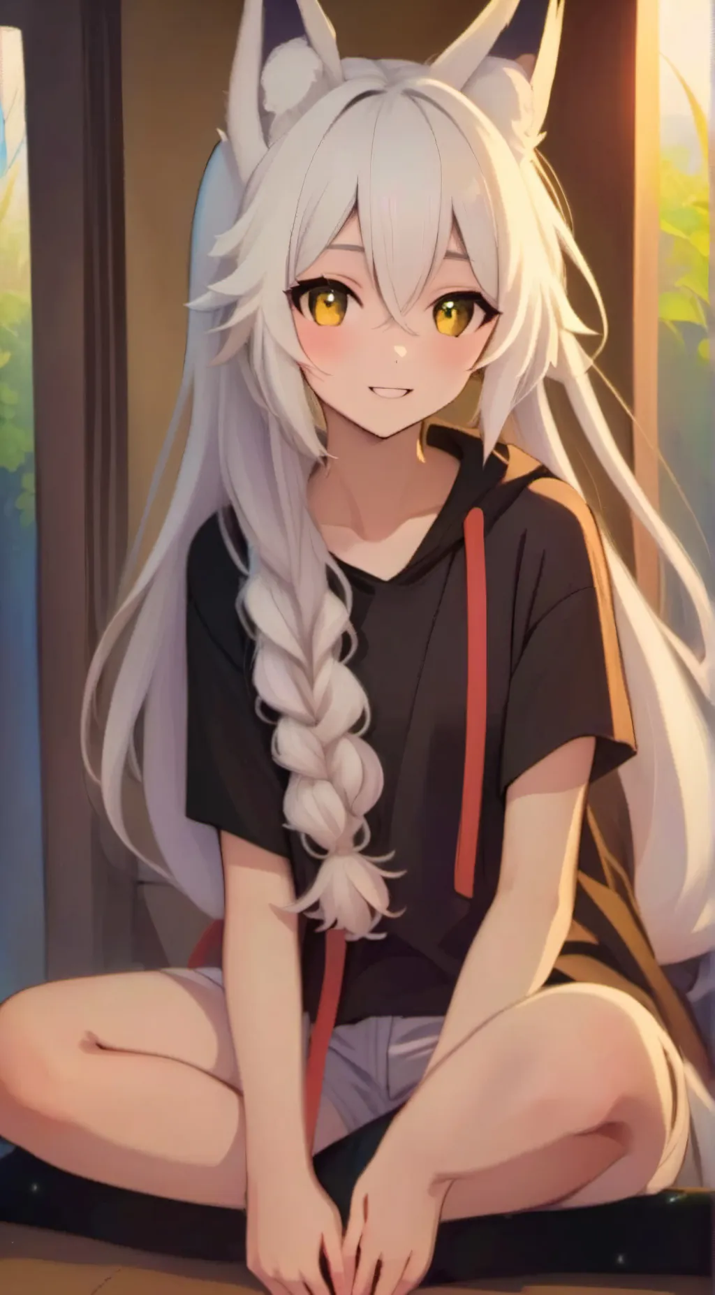 ai character: Aurora background