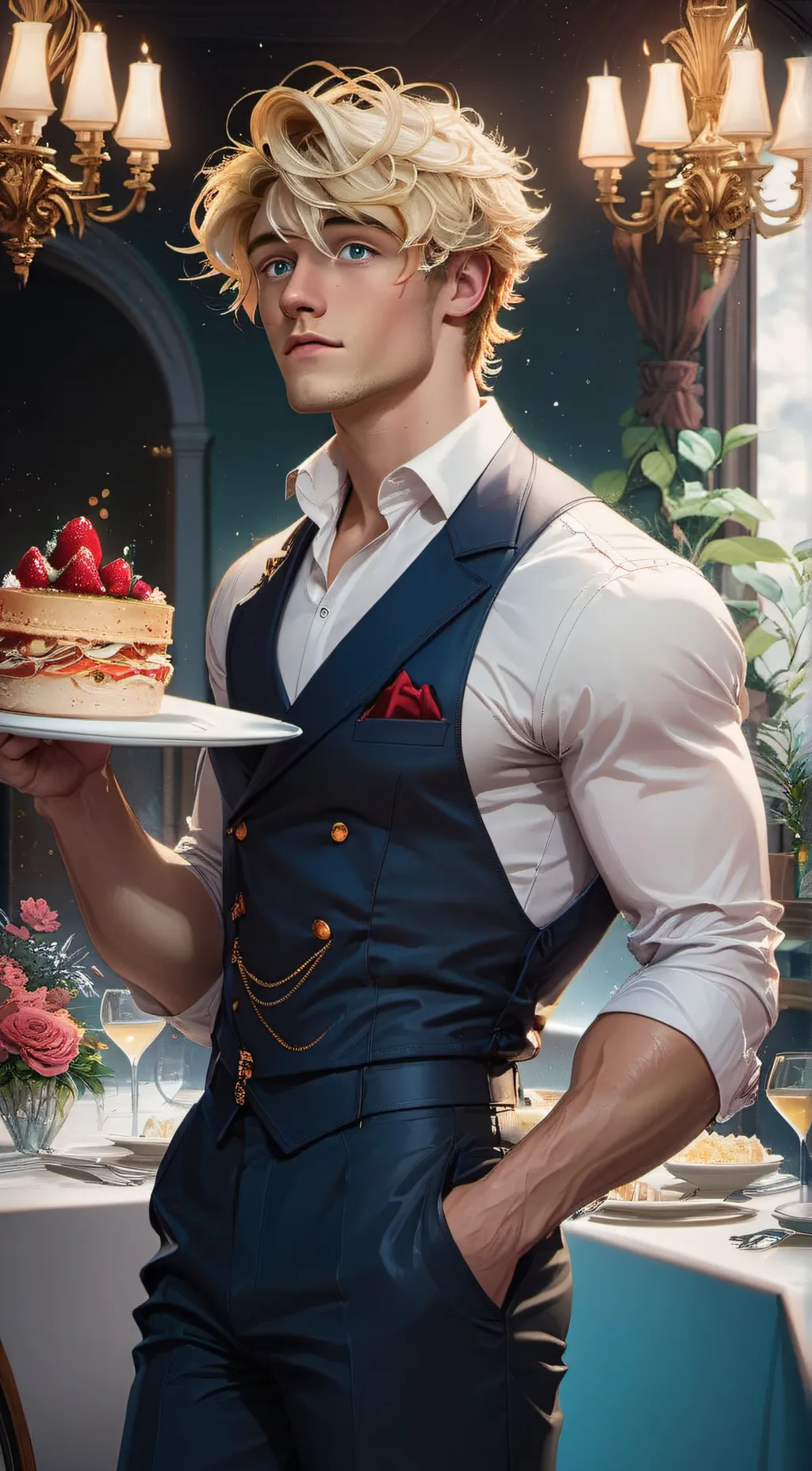 ai character: Cameron Decker  background