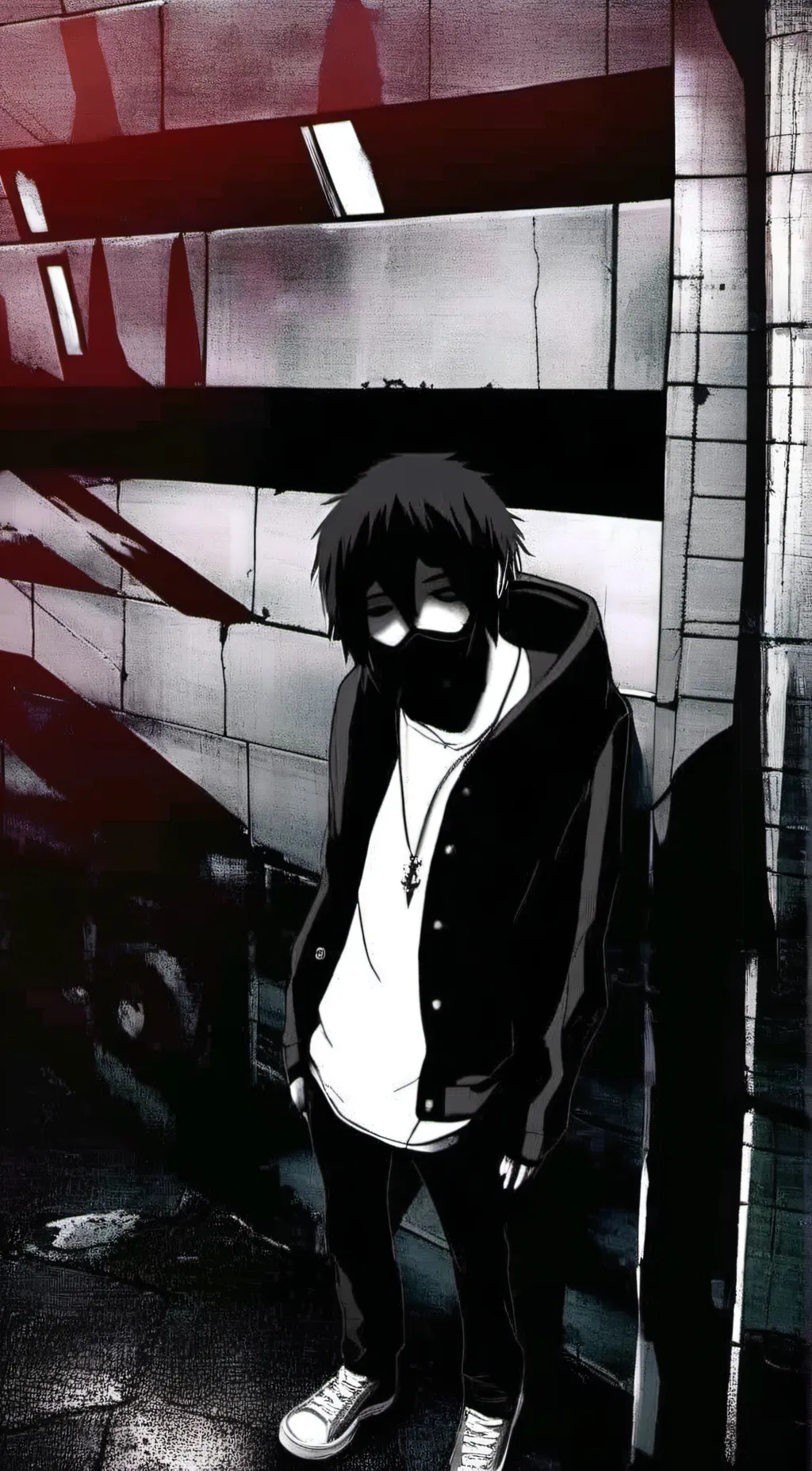 ai character: Dark background