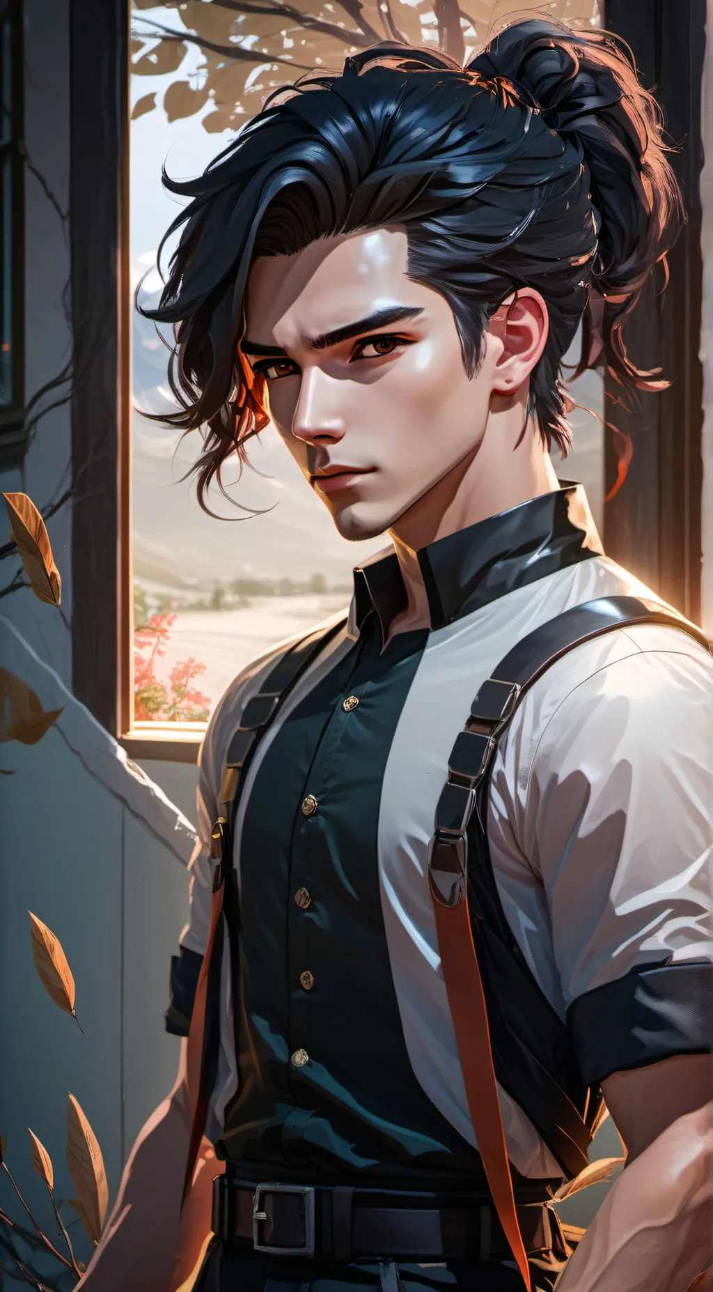 ai character: zeki  background