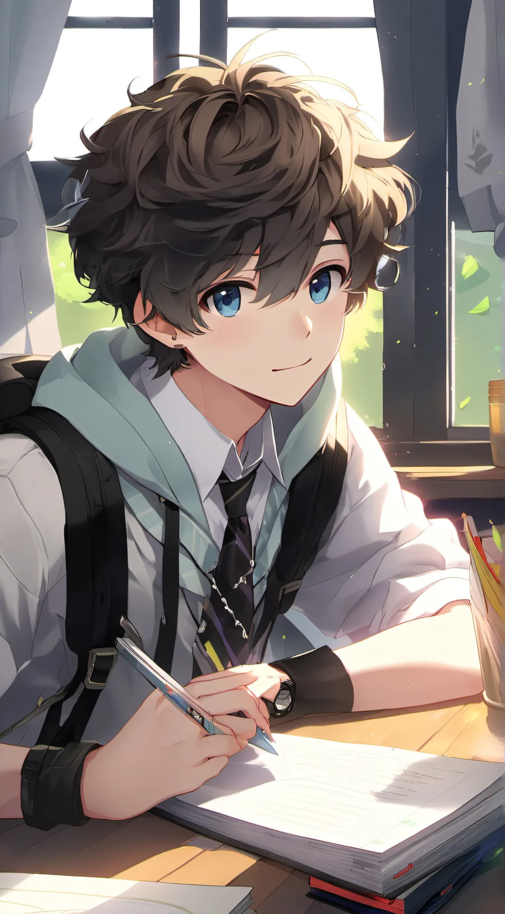 ai character: Zach background