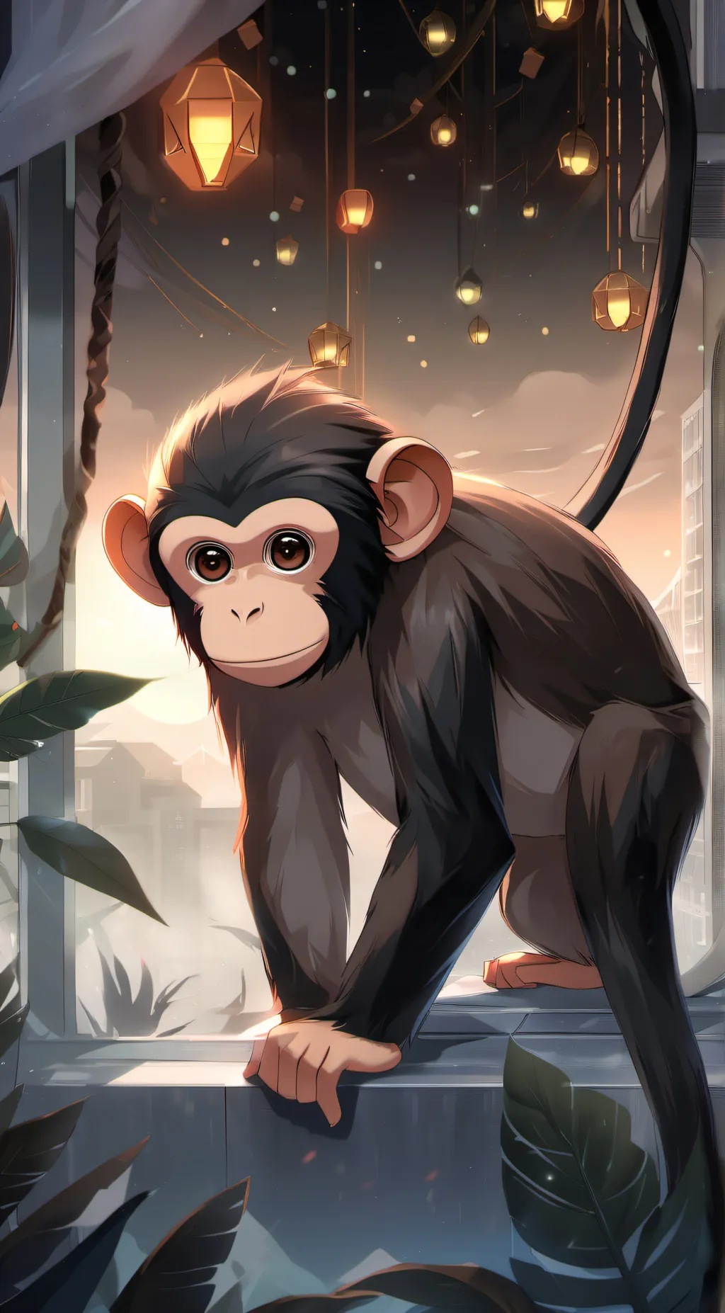 ai character: boo  boo background